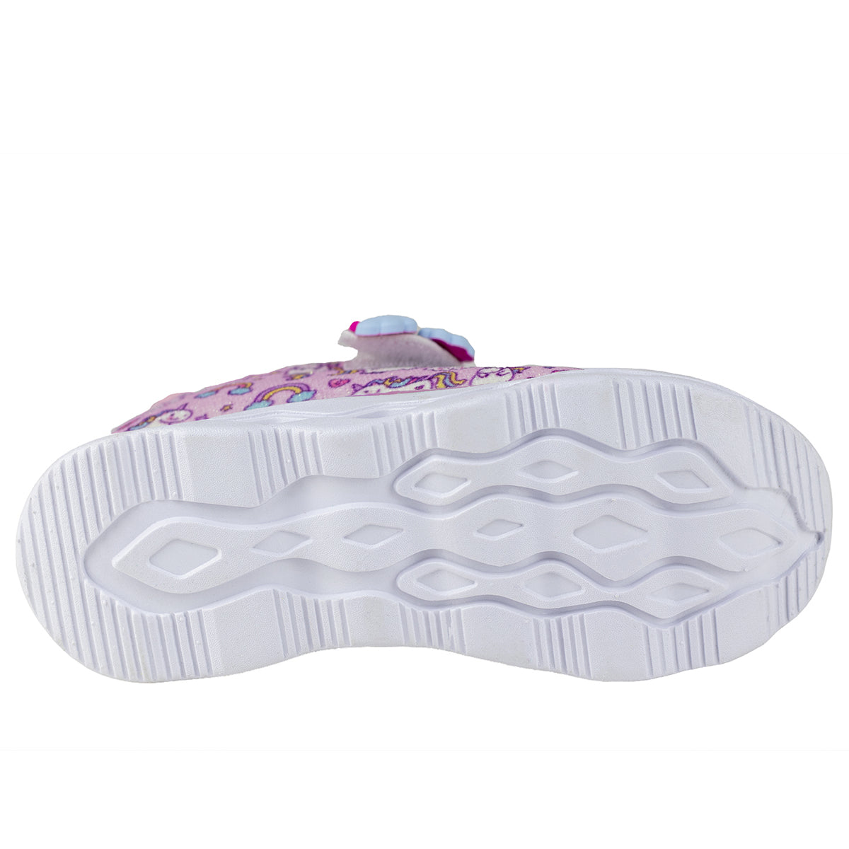 Tenis Con Luces Niña Kids Shoes 202-1 Lila Unicornio
