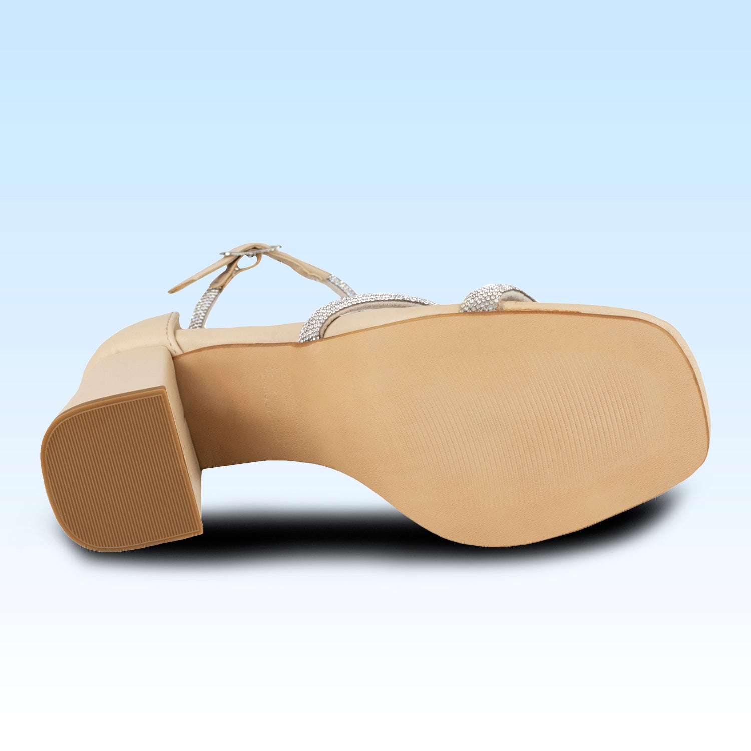 Sandalia De Tacón Dama Lady Paulina Ivrea 22714 Avena