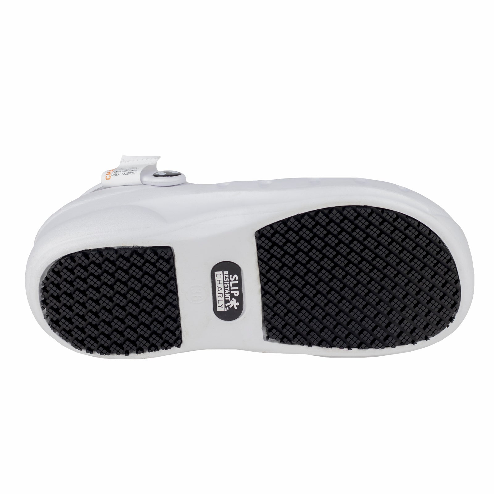 Sandalia Servicio Chef Para Mujer Charly 1022615 Blanco