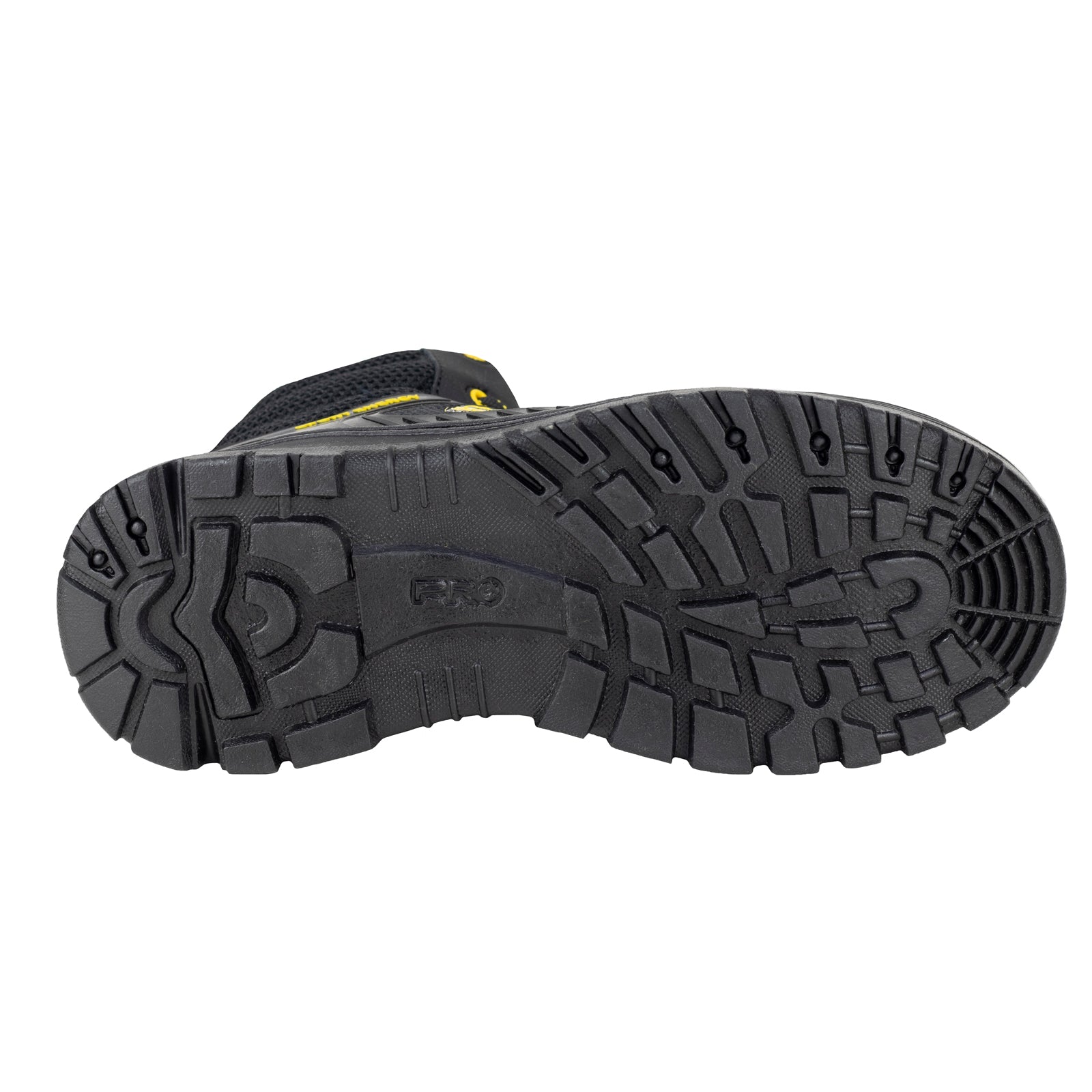 Bota de Seguridad Casco Acero Para Caballero NEW RAM 9619 Negro Amarillo