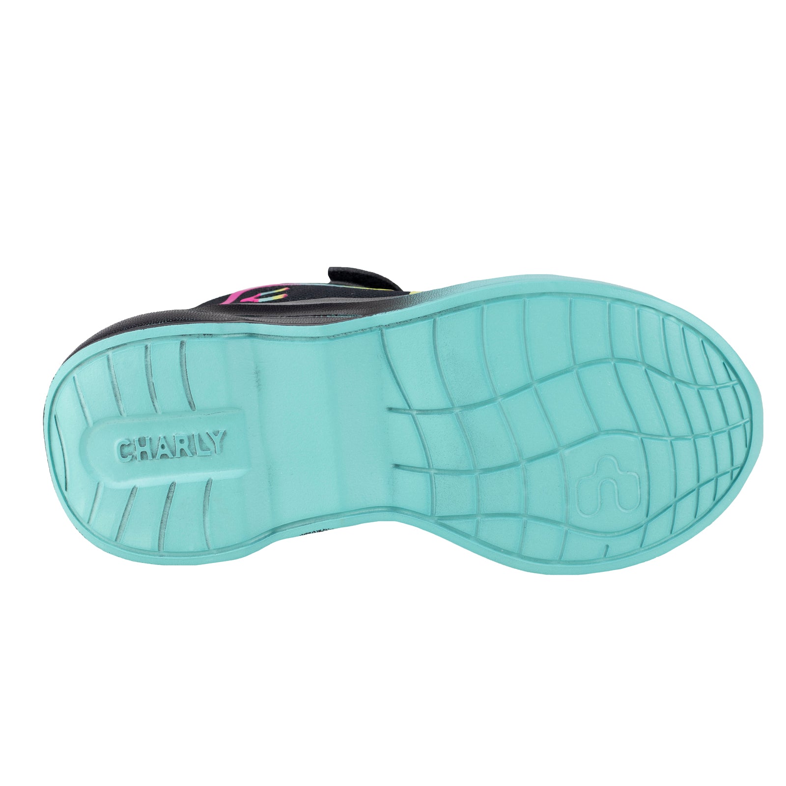 Tenis Casual Para Niña Charly Kids 1098426 Negro Aqua