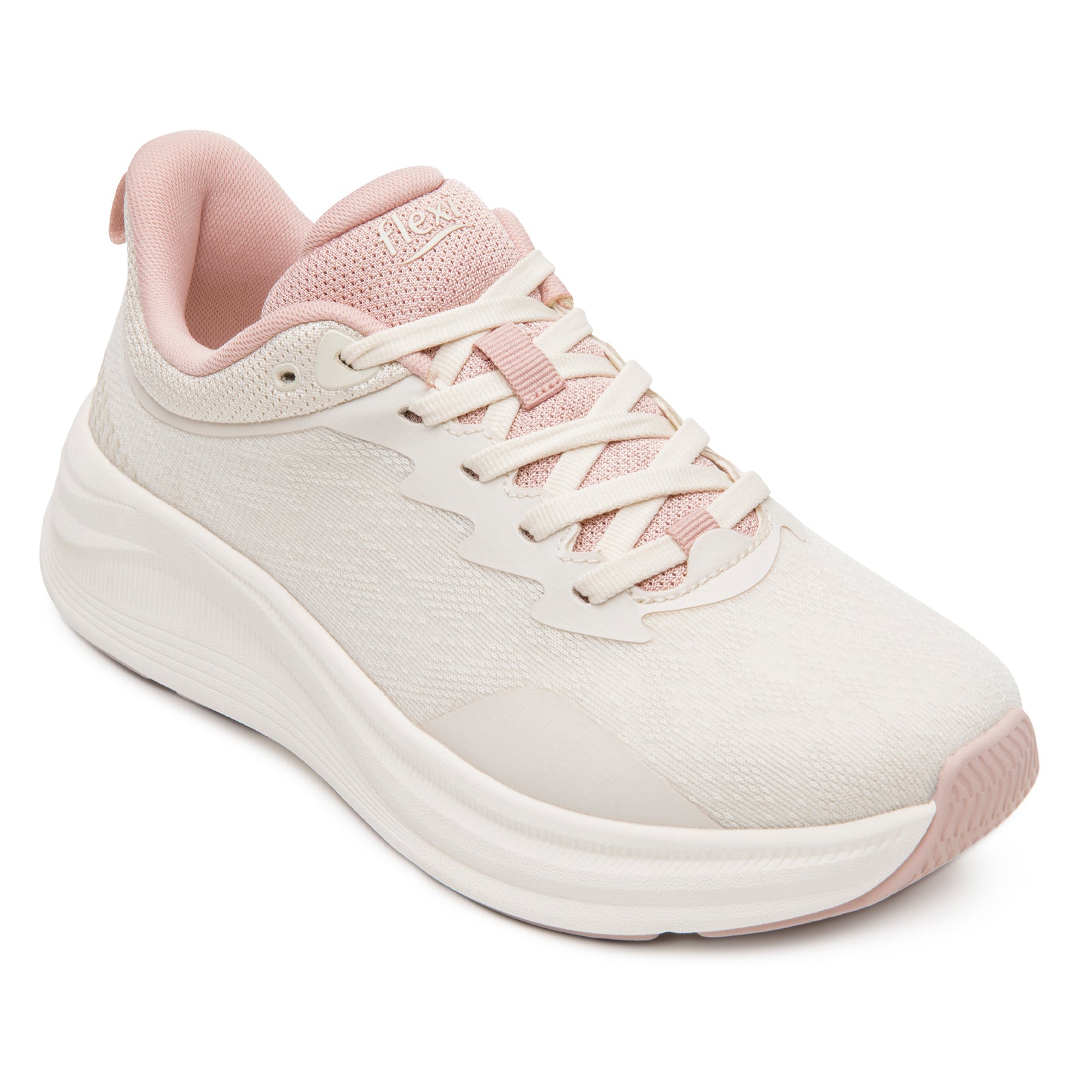 Tenis Sneaker Confort Para Dama Flexi 141301 Beige