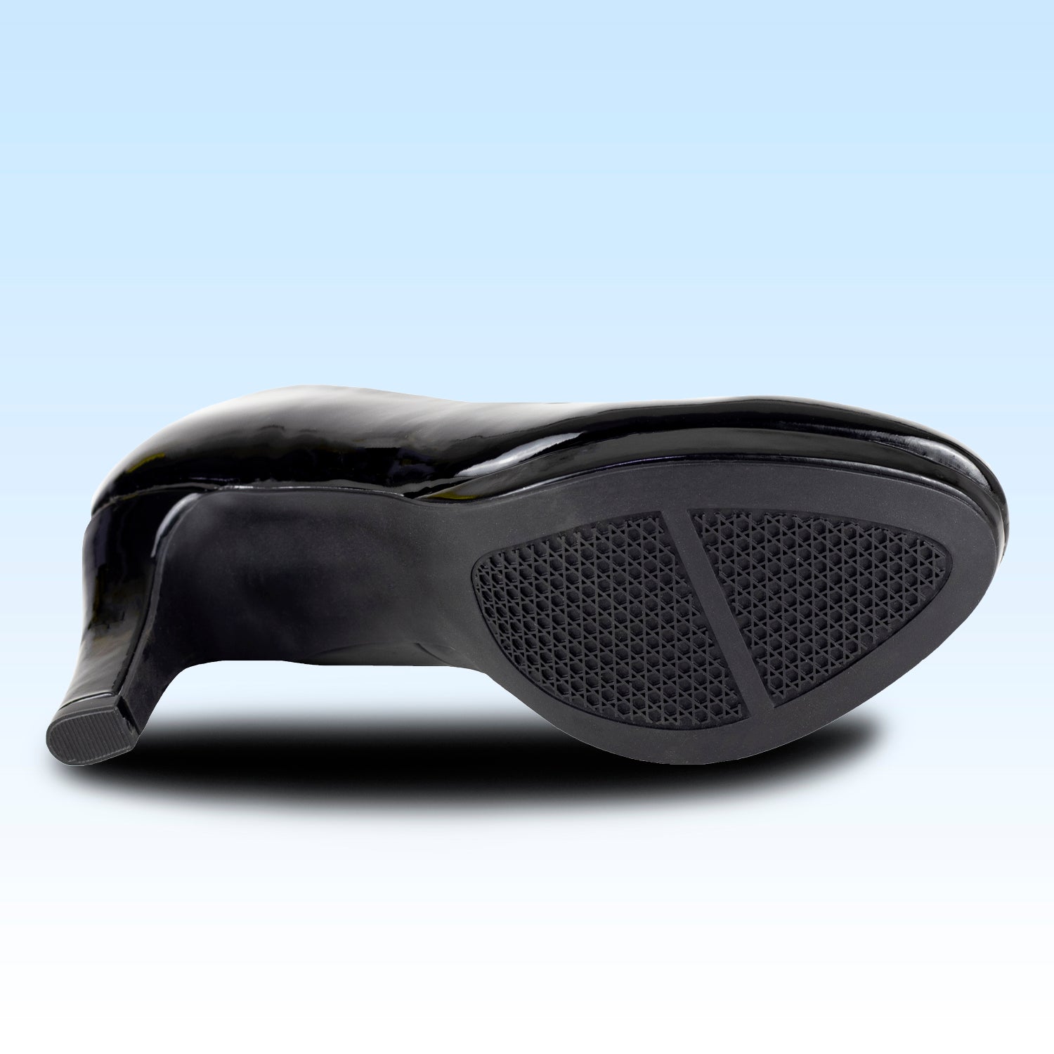 Zapatilla Clásica Dama Lady Paulina Amaya 23101 Negro Charol