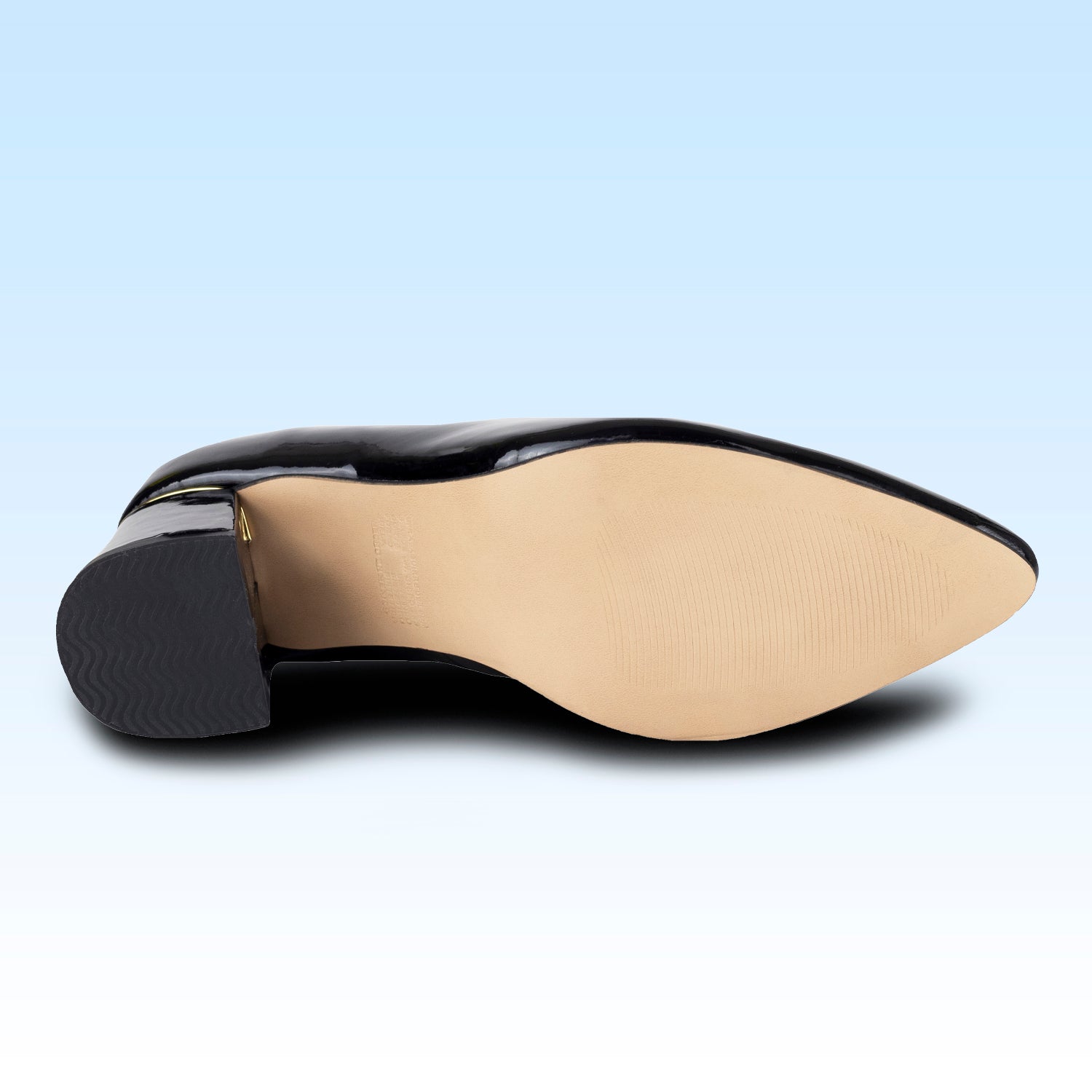 Zapatilla Clásica Dama Lady Paulina Verona 16201 Negro Charol