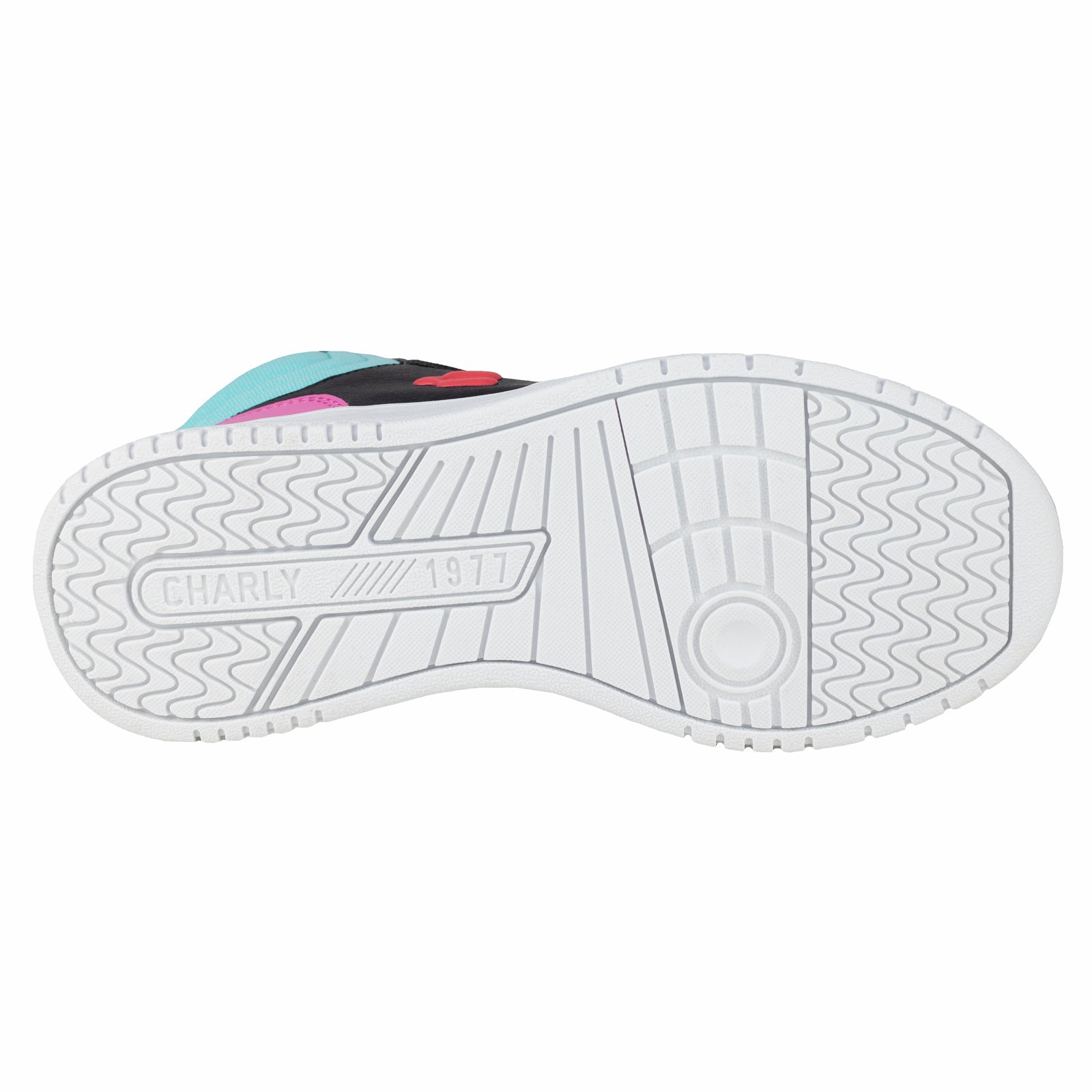 Tenis Bota Casual Deportivo Para Dama Charly 1050552 Negro Multicolor