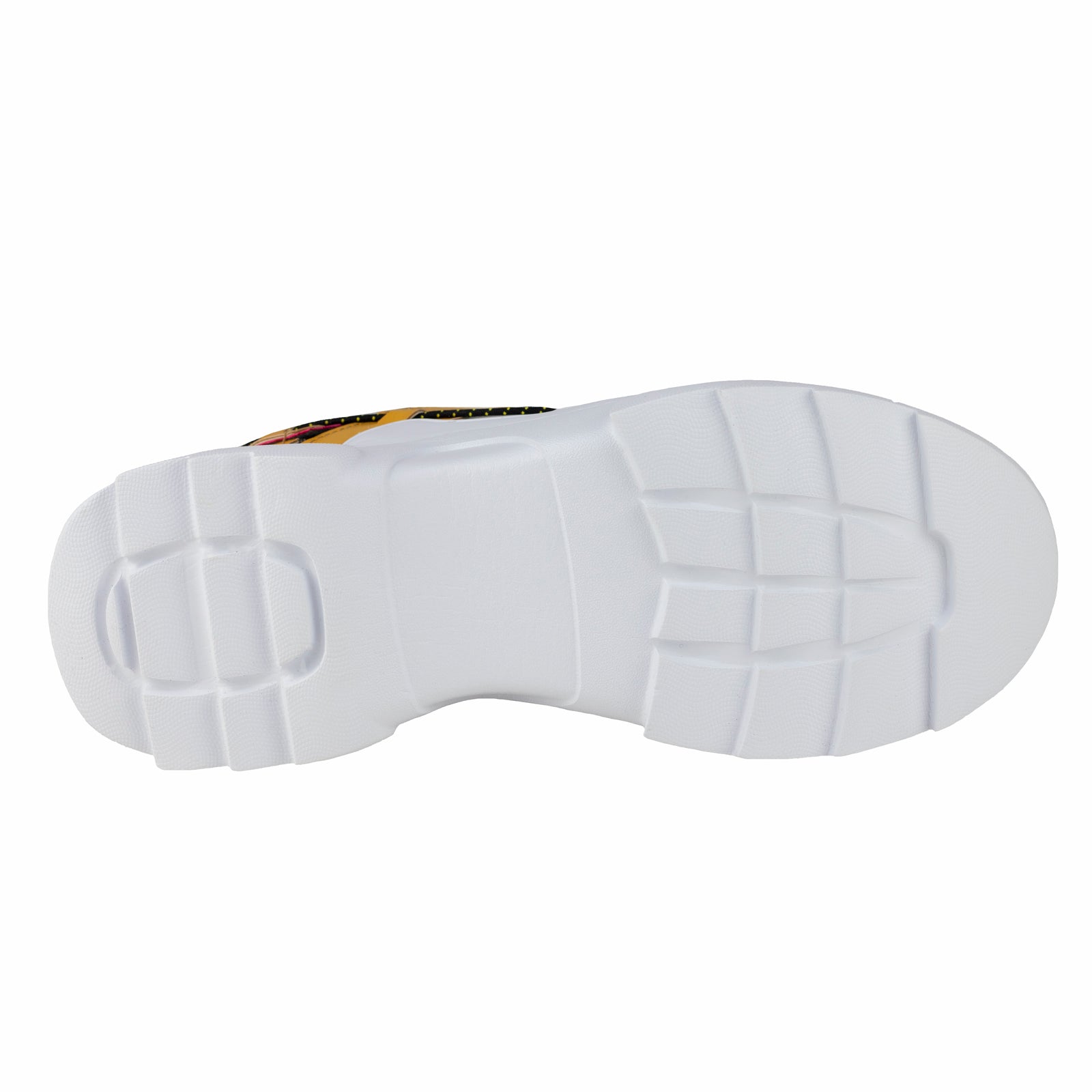 Tenis Chunky Para Dama Perry Ellis 9016 Blanco Amarillo