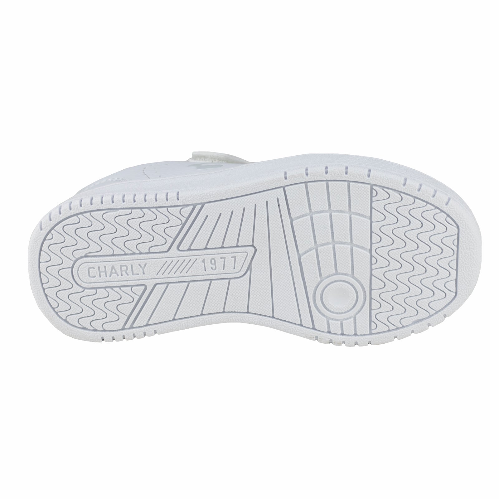 Tenis Escolar Choclo Para Niño Charly 1098661 Blanco