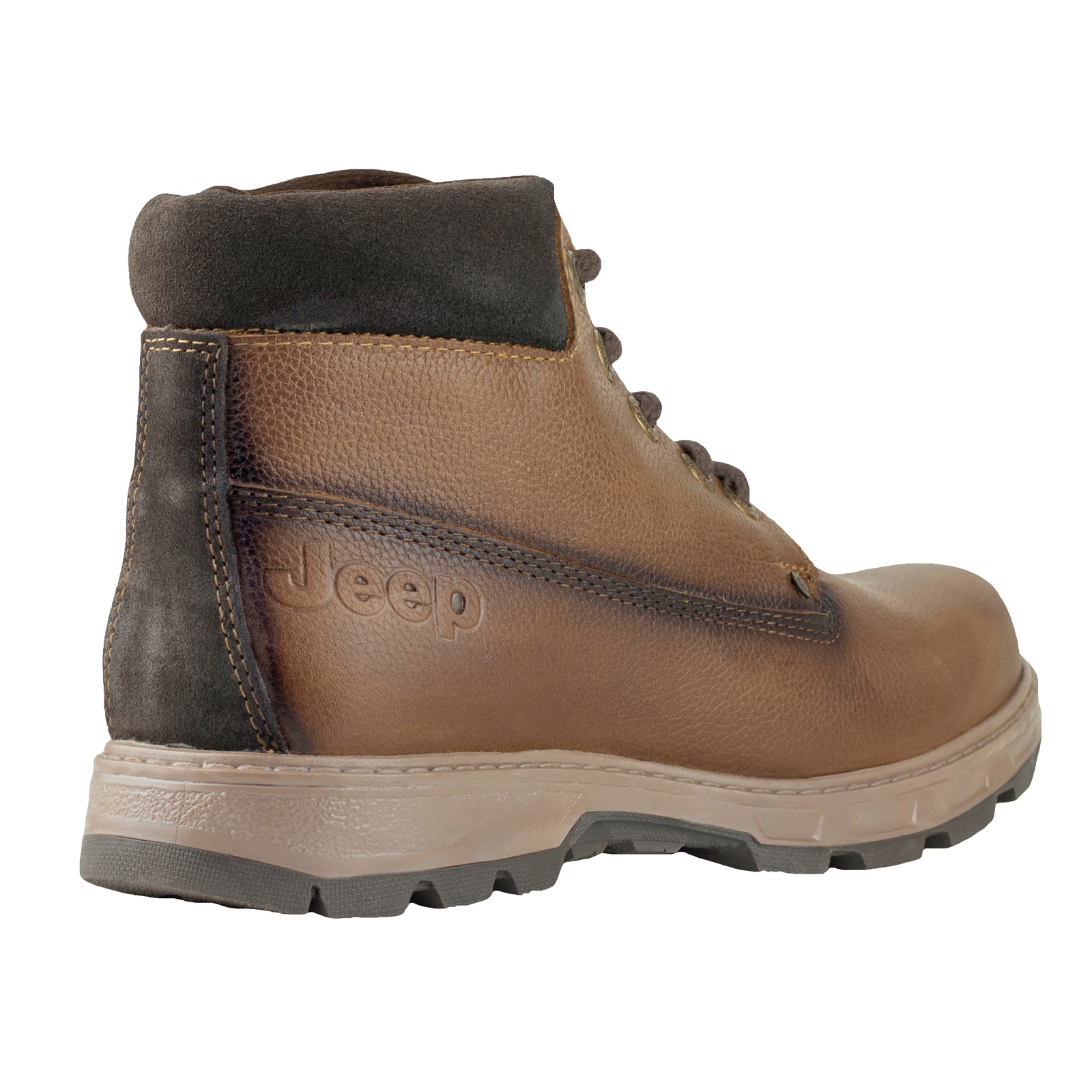 Bota Casual Caballero Jeep 16502 Graneado Bronce