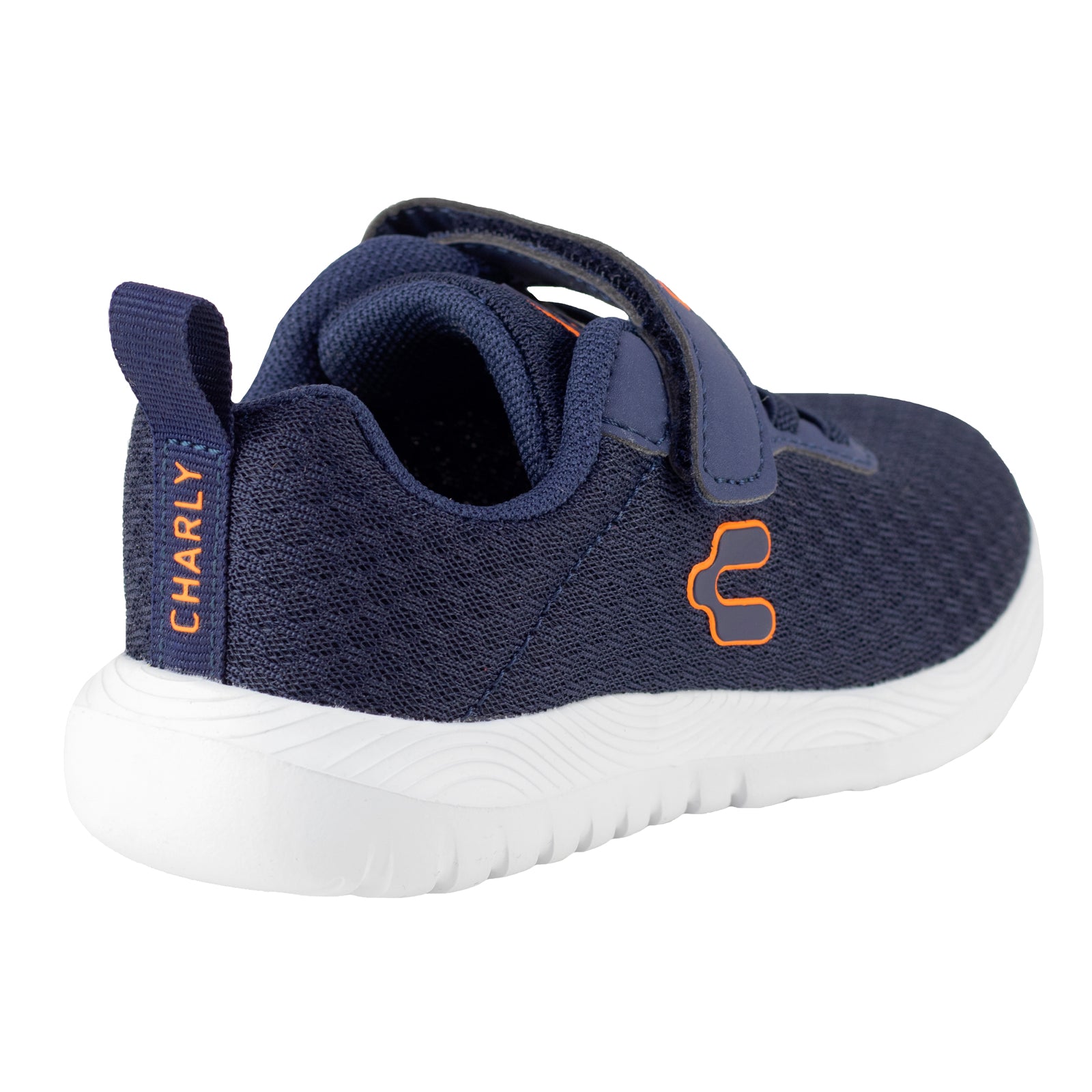 Tenis Casual Para Niño Charly Kids 1069638 Marino Naranja