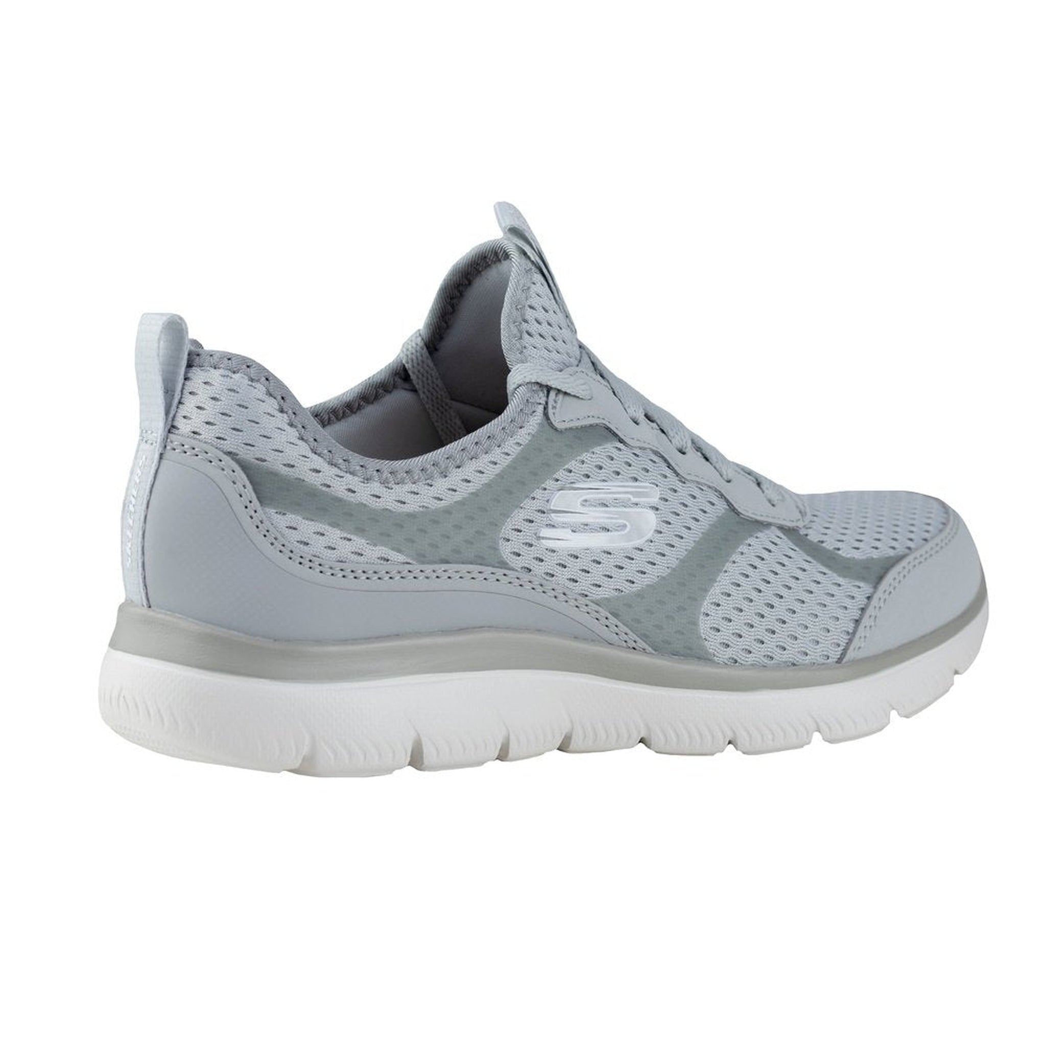 Tenis Skechers Summits Free Classics Dama 149535 Gris Claro