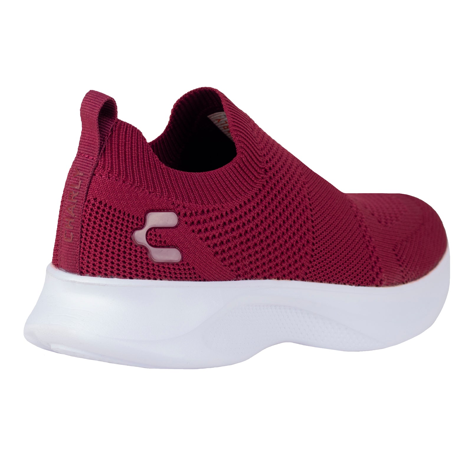 Tenis Elástico de Meter Casual Para Caballero Charly 1086252 Vino