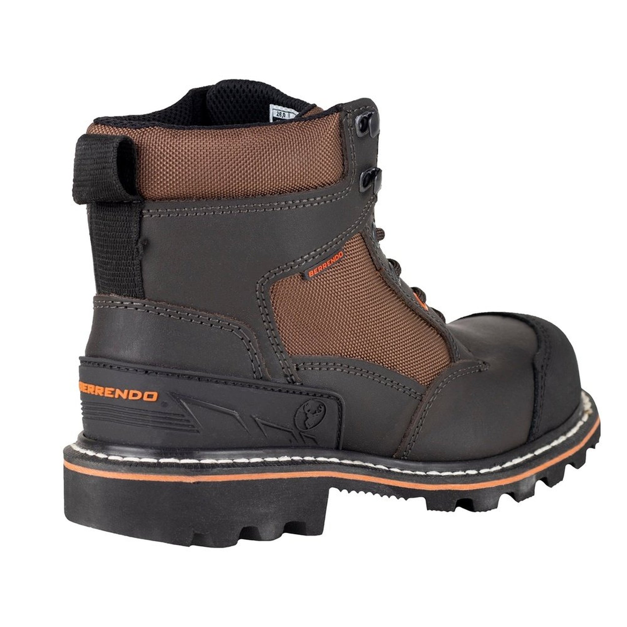 Bota Dieléctrica Industrial Casco Berrendo 180 Café Hombre