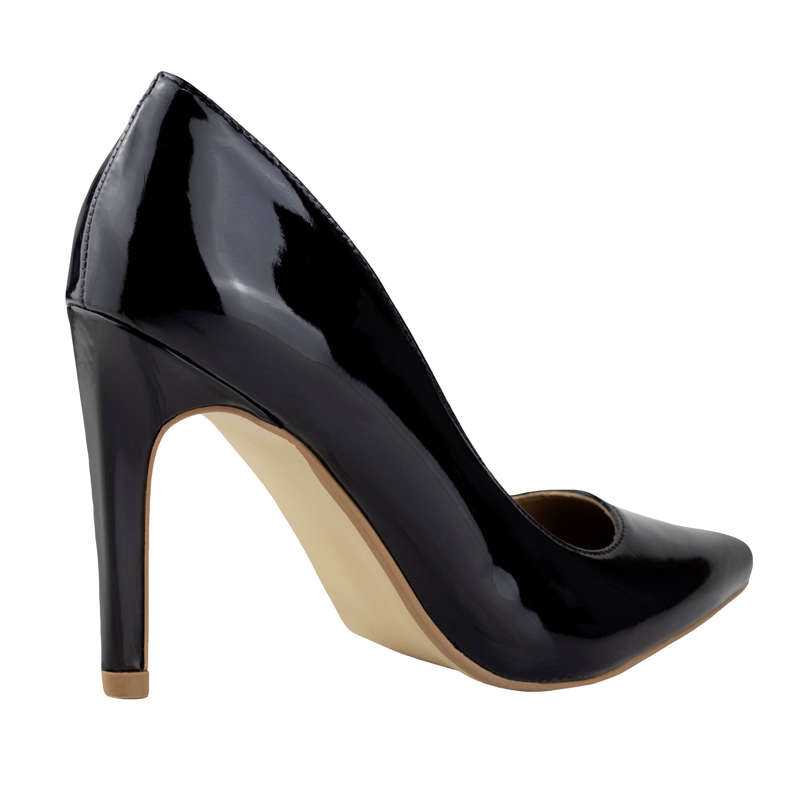 Zapatilla Clásica Dama Capa De Ozono 640601 Negro Charol