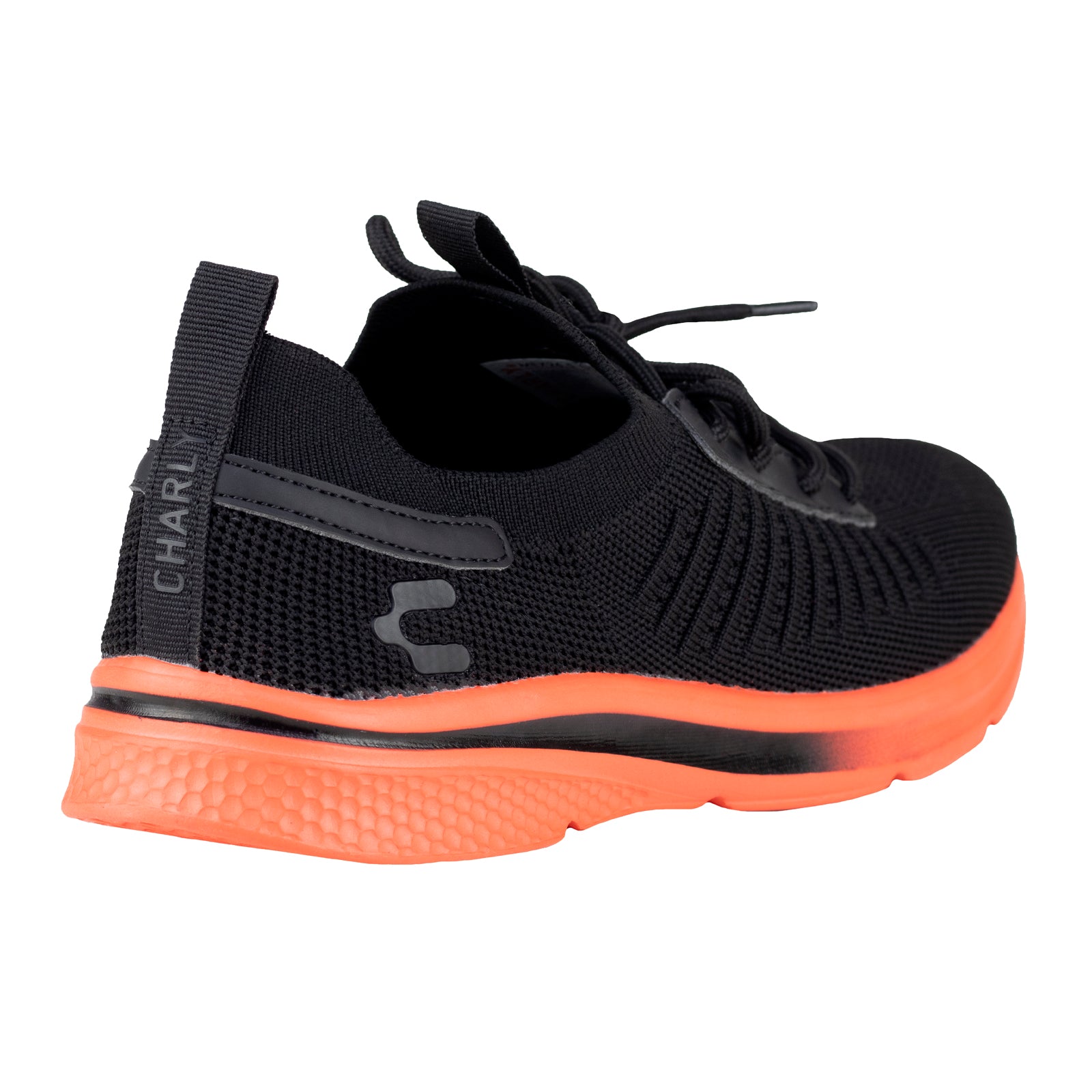 Tenis Charly Ergon Running Caballero 1029983 Negro Naranja