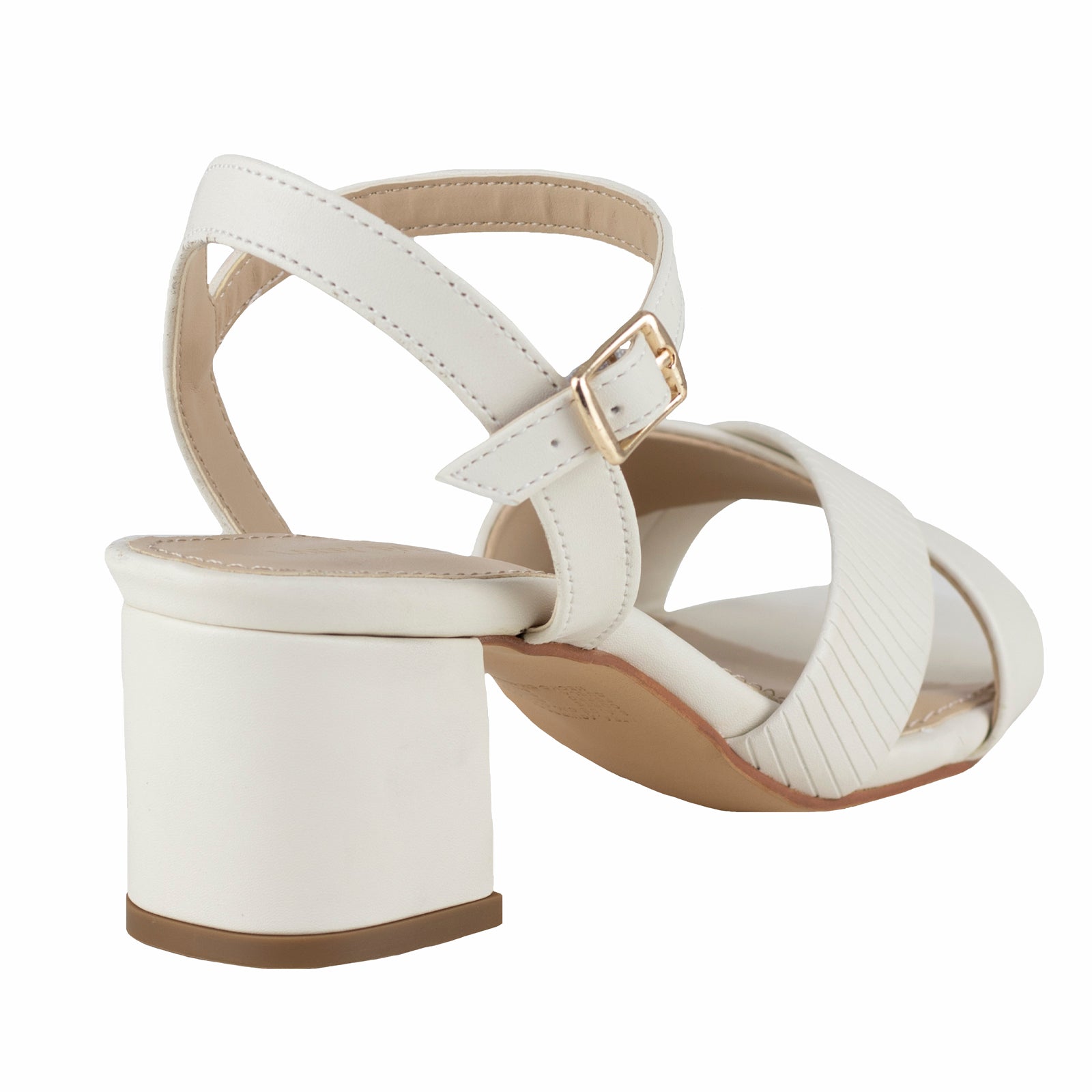 Sandalia De Tacón Para Dama Lady Paulina 21222 Latte