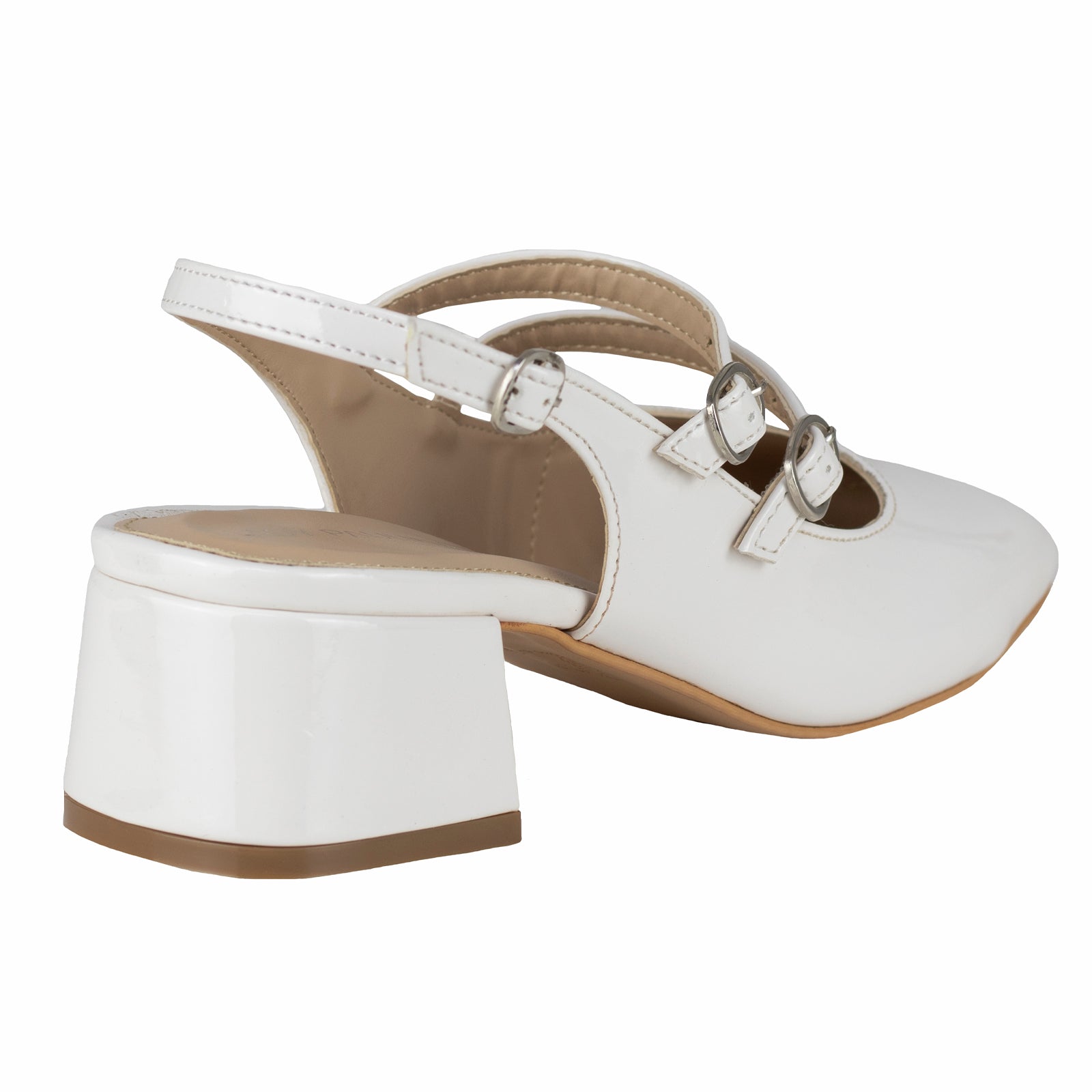 Zapato Con Tacón Dama Lady Paulina Mila 37701 Latte