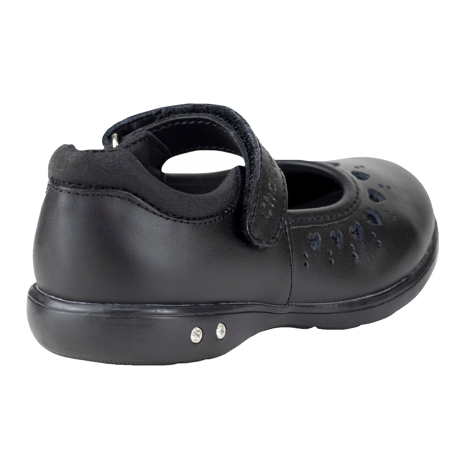Zapato Contactel Escolar Para Niña Chabelo C216 Negro 18-21