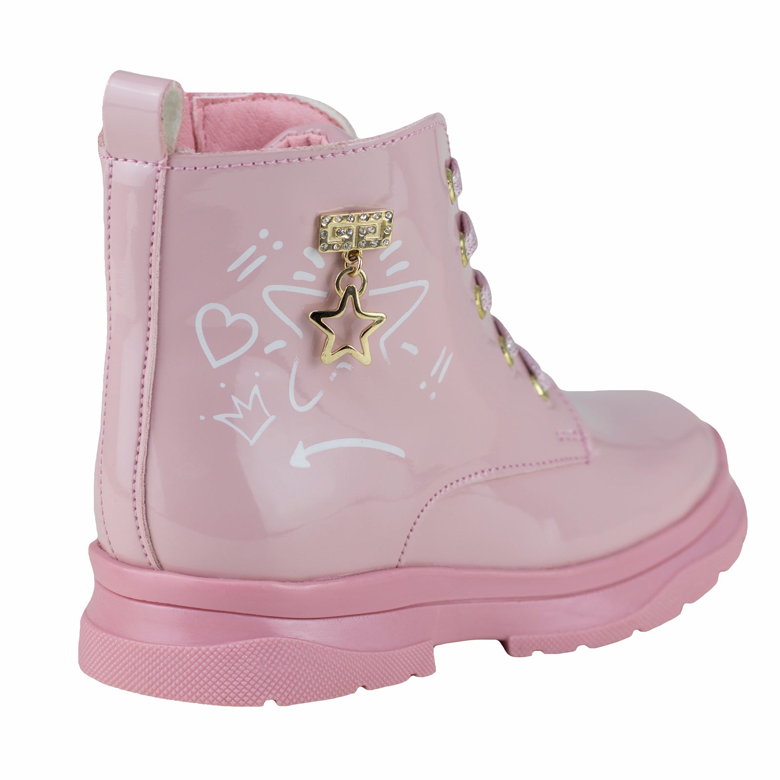 Bota Urbana Karsten Niña 50001-2C Rosa Charol 15-21