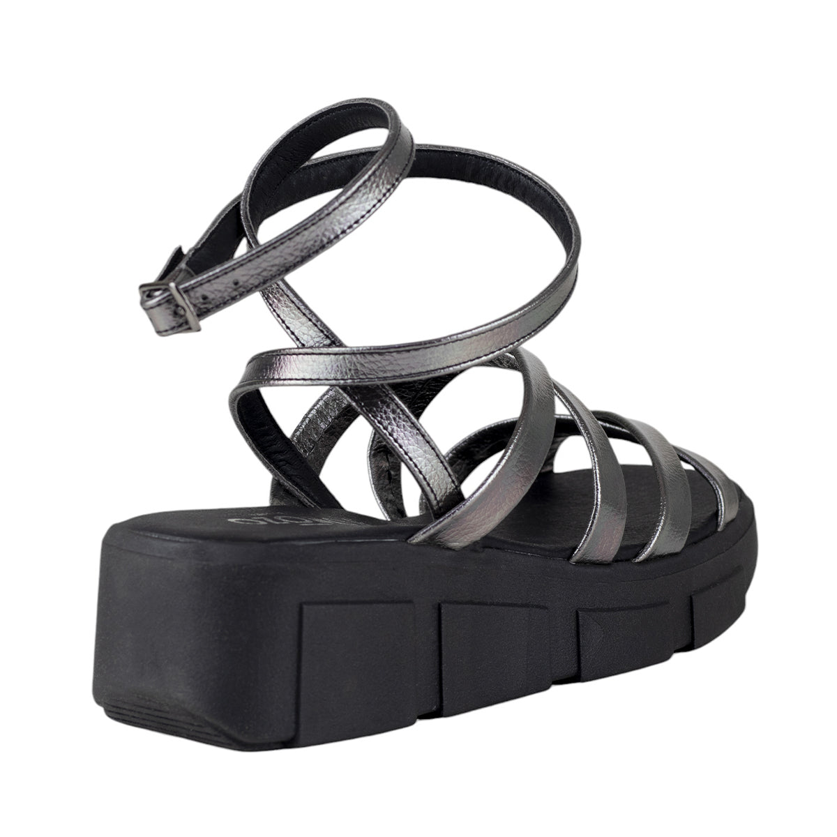 Sandalia Casual Dama Capa de Ozono 636205 Inox