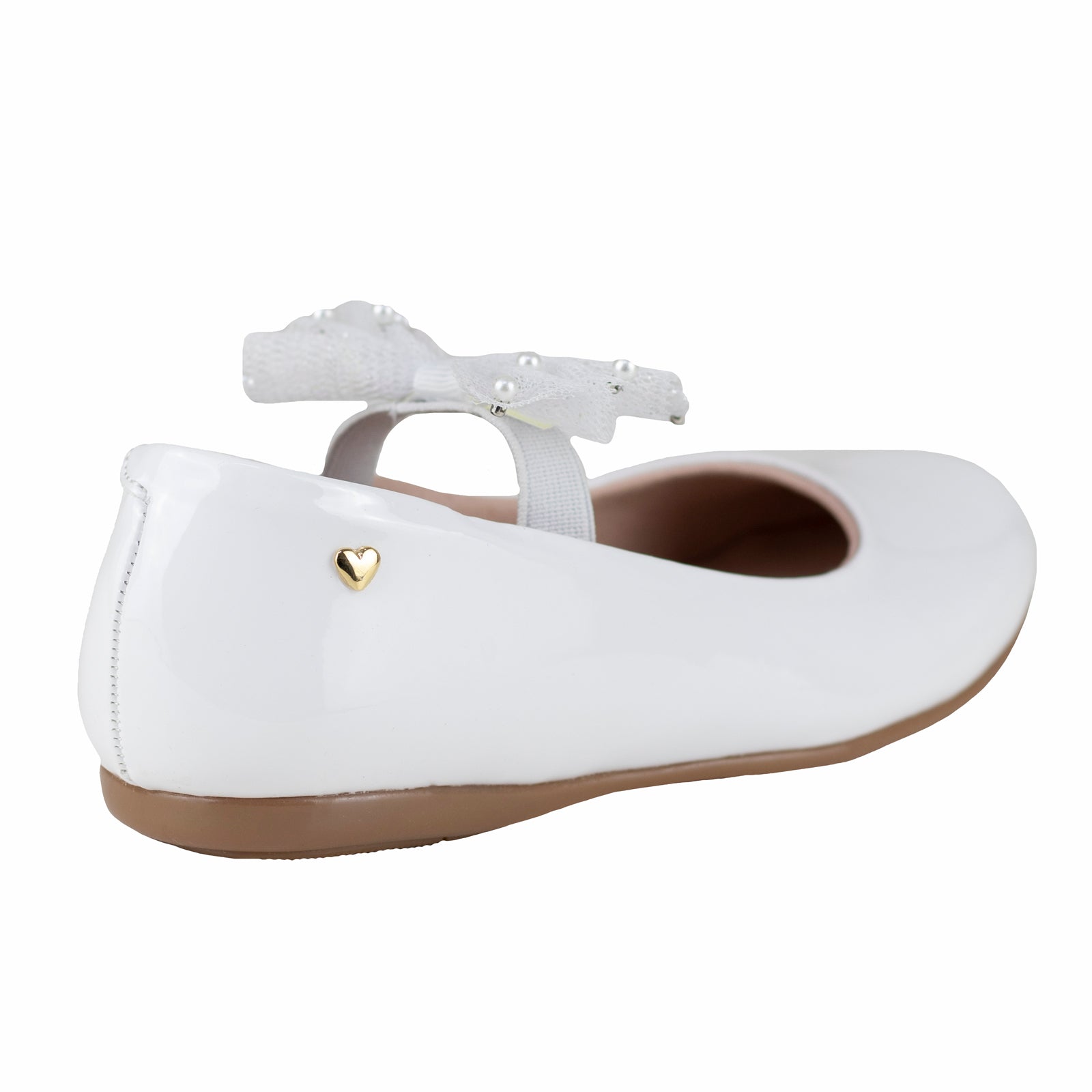 Ballerina Karsten Niña 56237-46C Blanco Charol 17.5-21