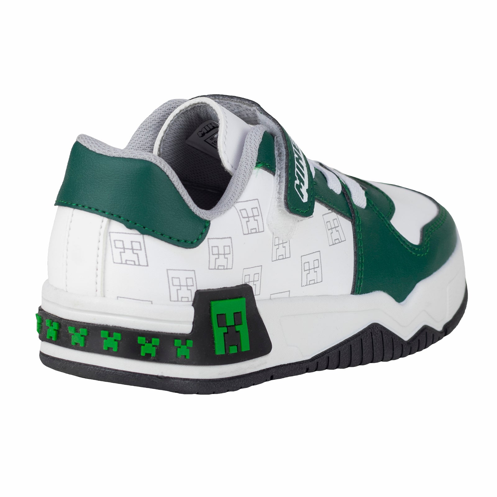 Tenis Choclo Casual Para Niño Creeper Minecraft Yuyin MI4131 Verde