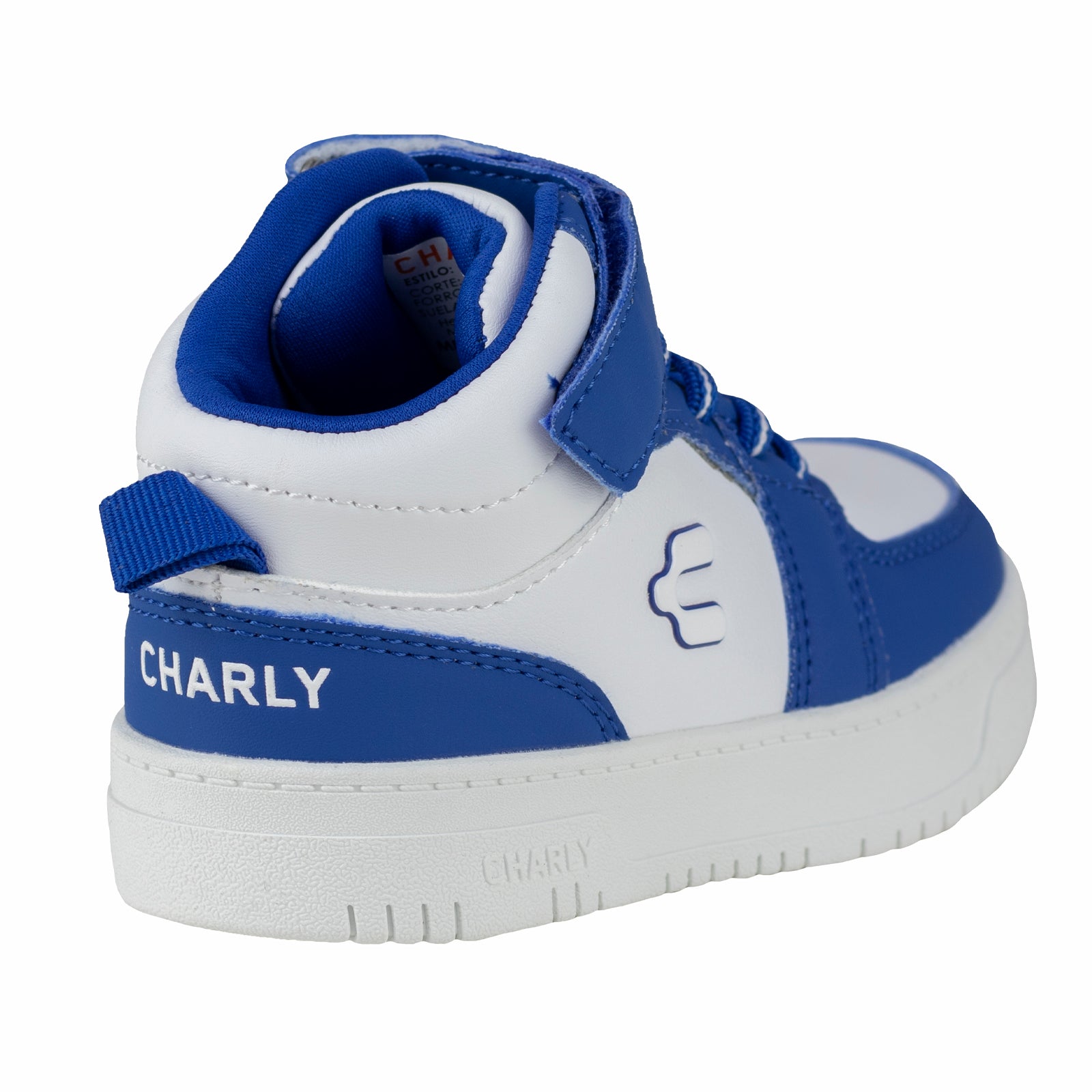 Tenis Urbano Casual Para niño Charly 1079415 Blanco Rey