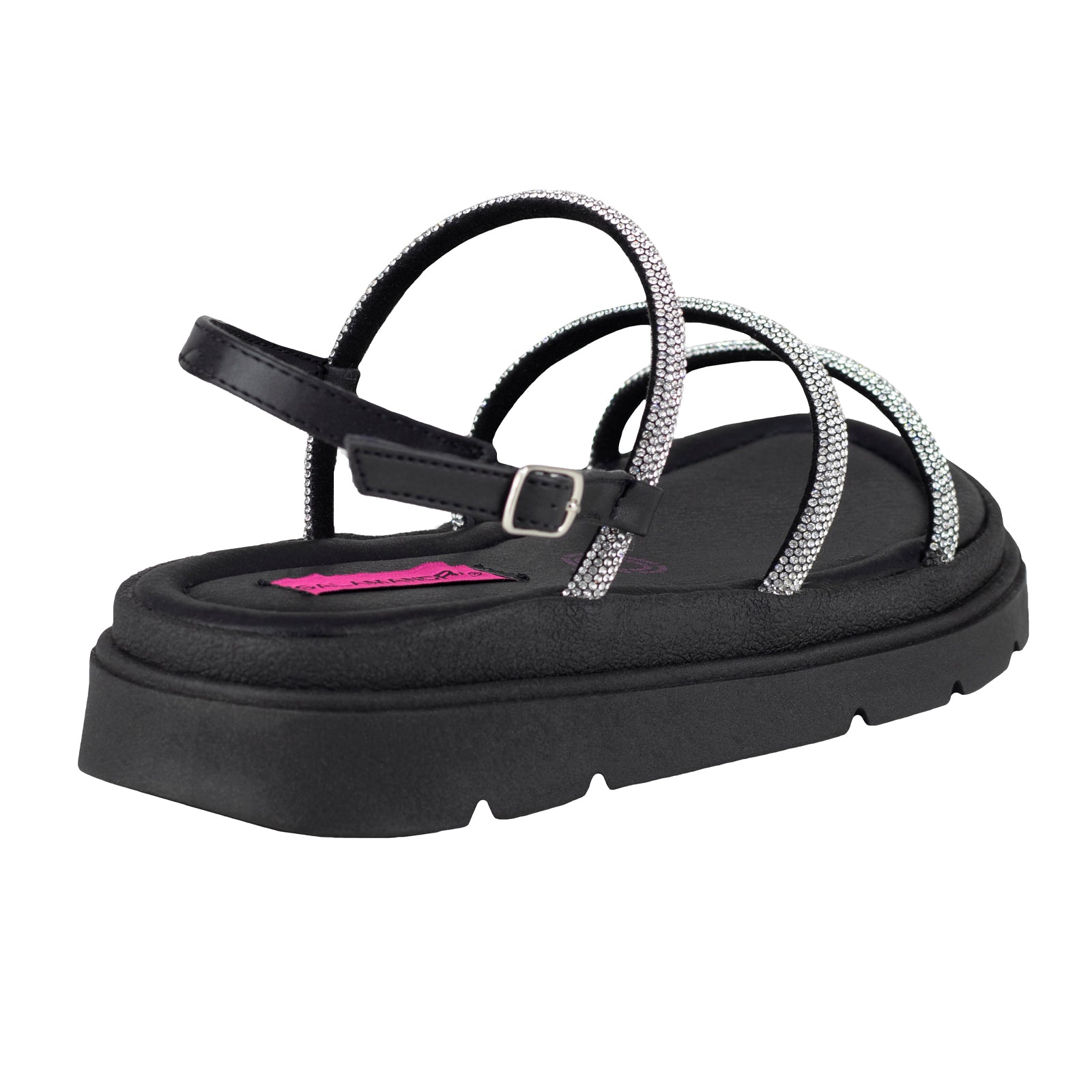 Sandalia De plataforma Para Dama Salamandra 315-4036-A Negro