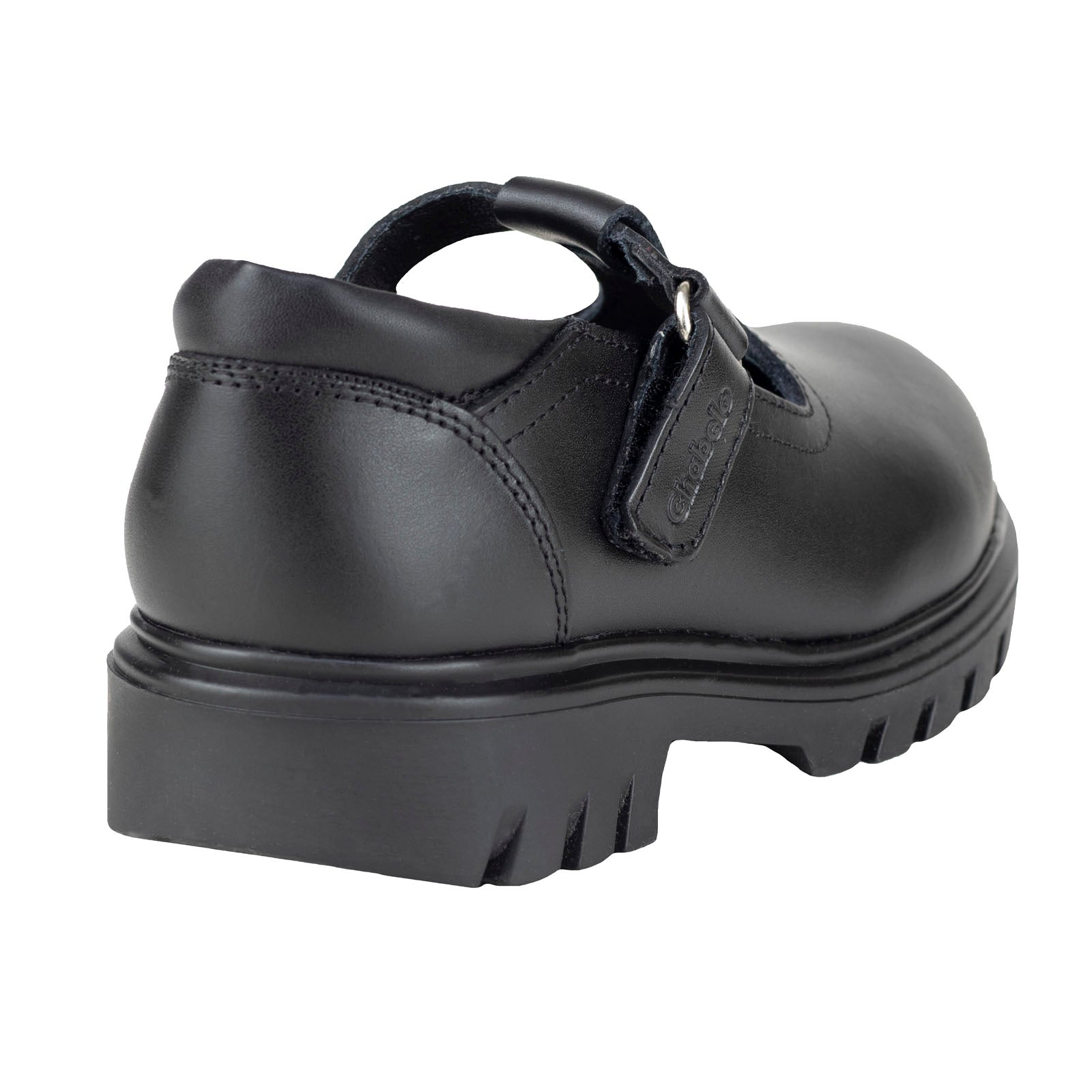 Zapato Escolar Para Niña C231-A Piel Negro 18-21