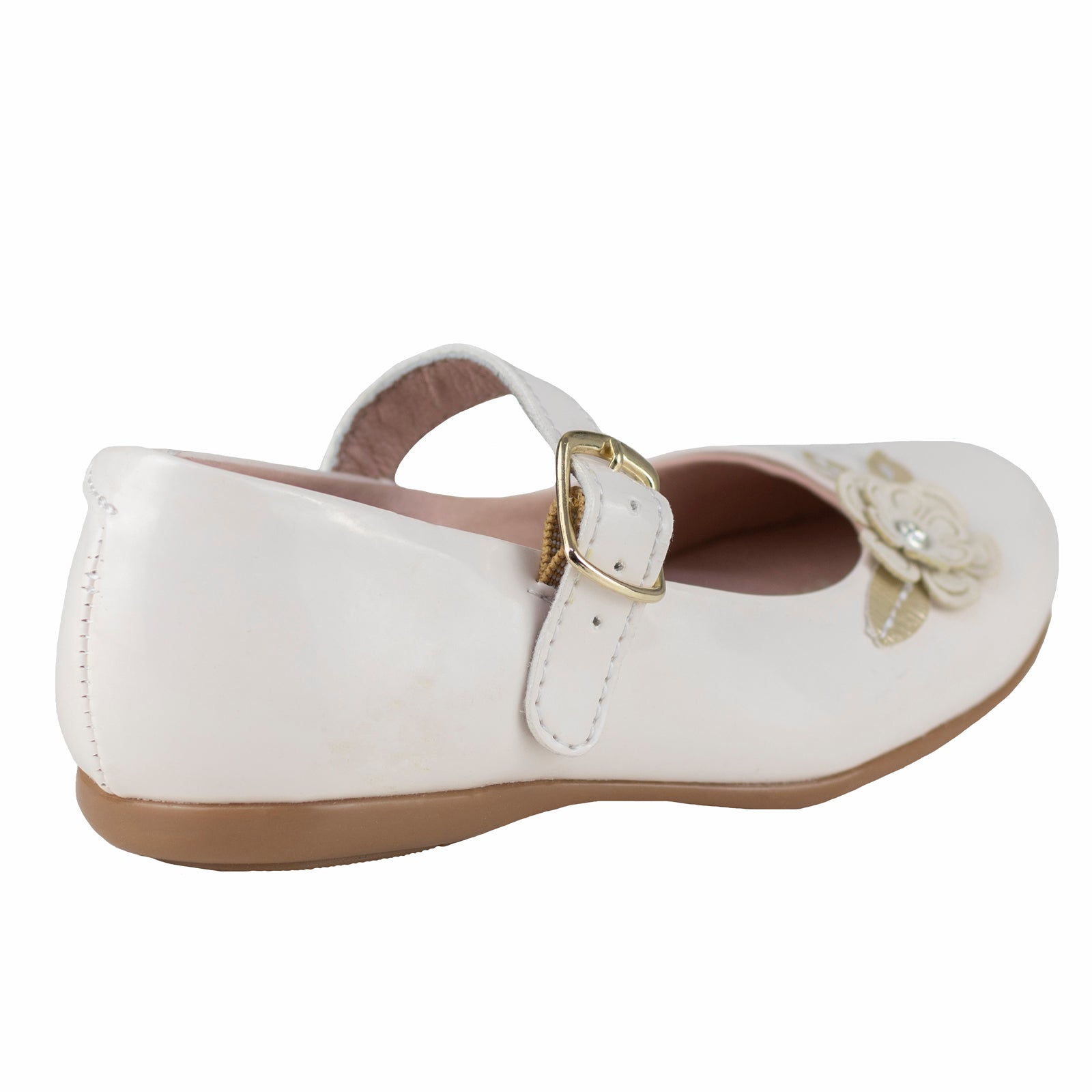 Ballerina Karsten Niña 56237-41A Hueso Charol 17.5-21