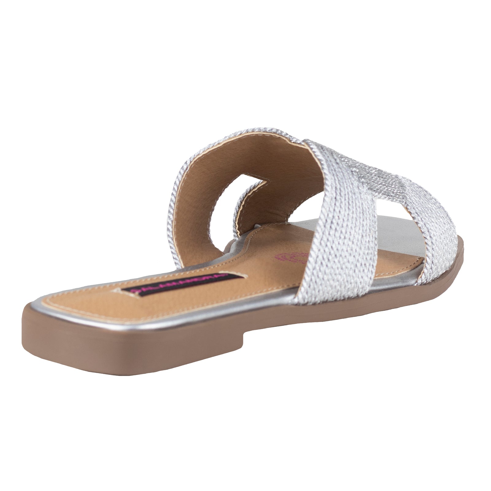Sandalia Clásica Para Dama Salamandra 200-4062-B Plata