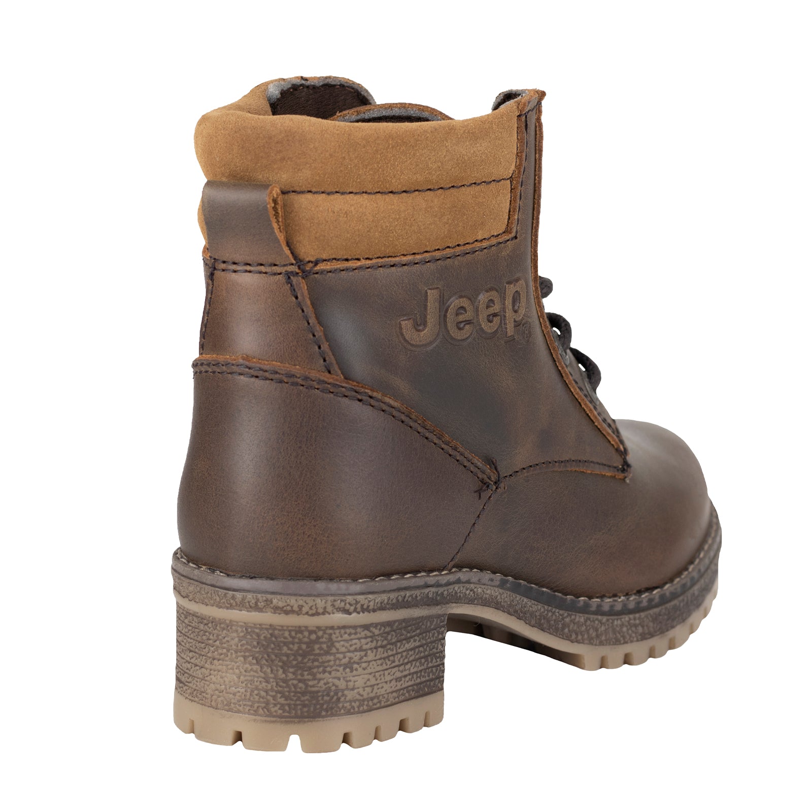Botin De Tacon Jeep Para Dama 19052 Café
