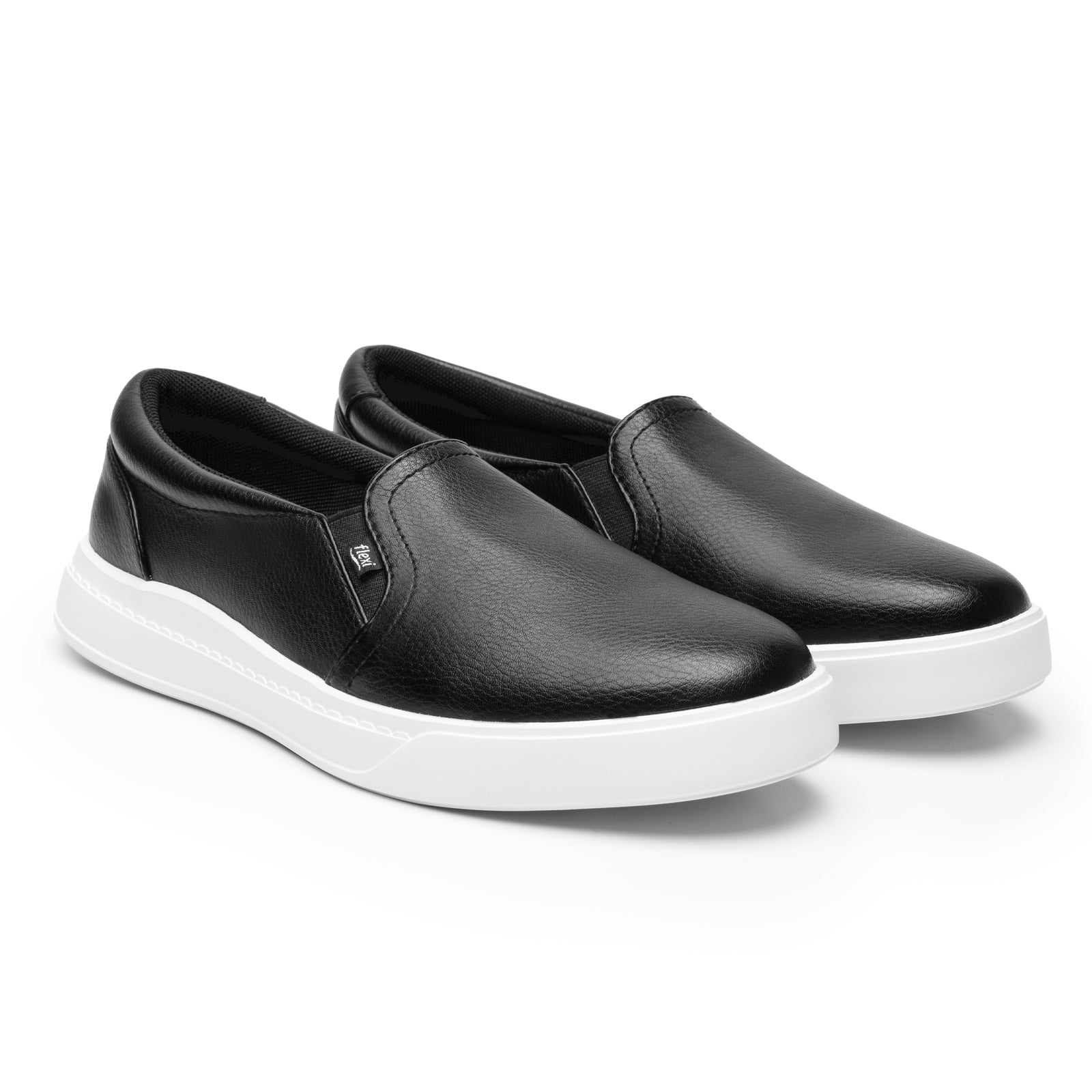 Tenis Slip On Para Dama Flexi Bardi 129203 Negro
