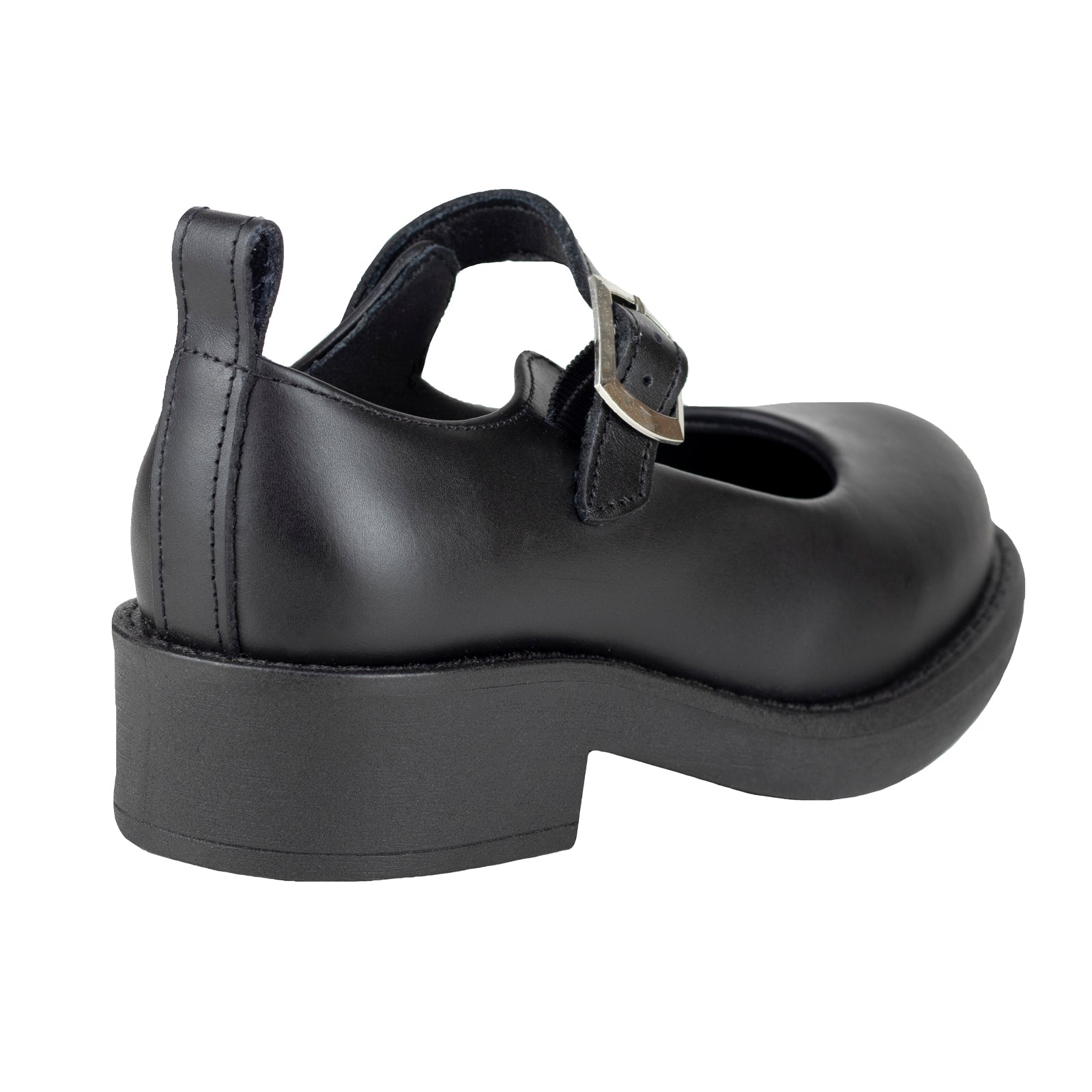 Zapato Escolar Con Tacón Para Niña Chabelo C1007-B Negro 22-26