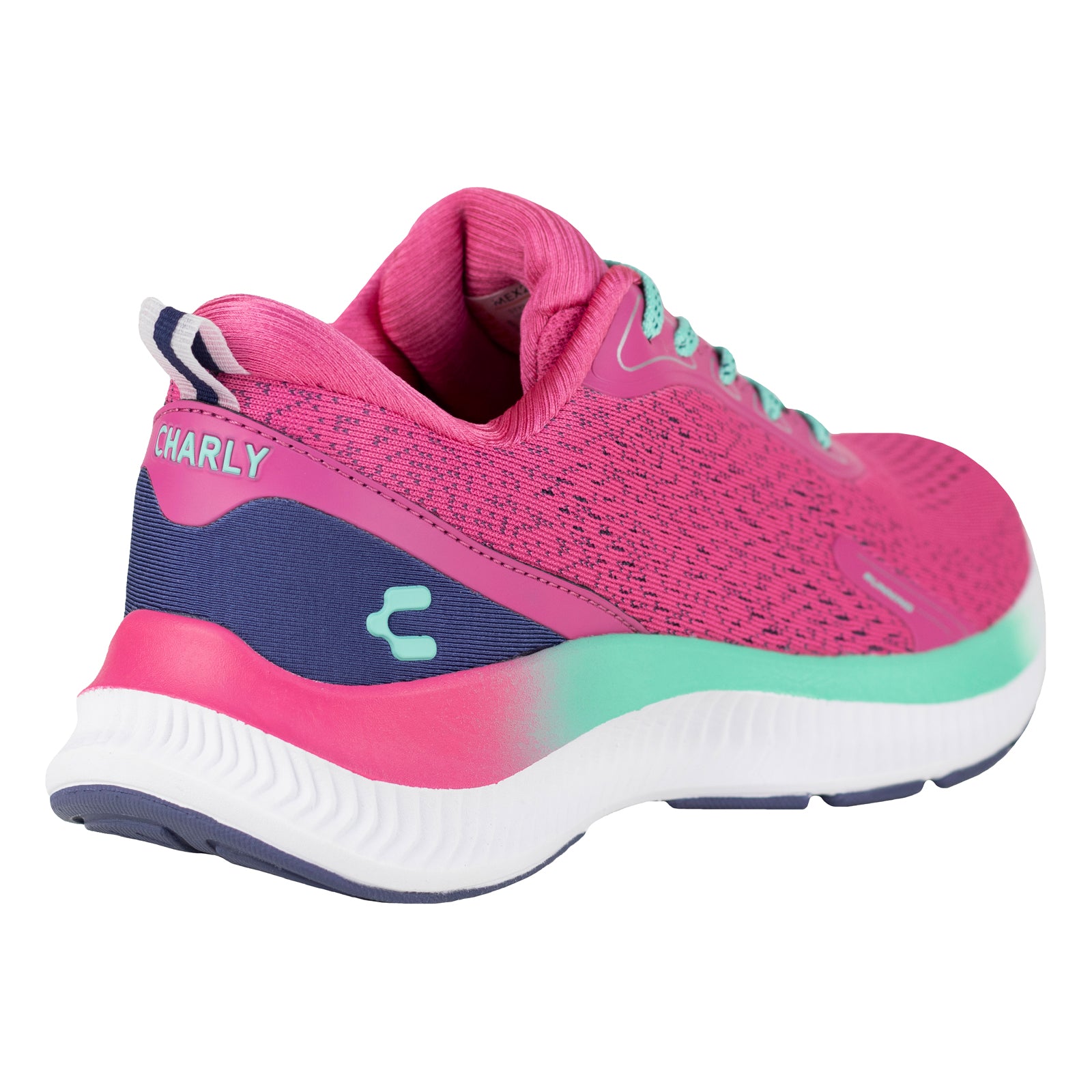 Tenis Running Para Dama Charly 1059556 Fiusha Aqua