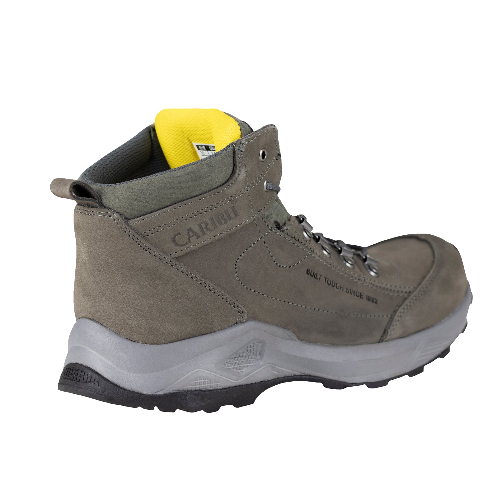 Botín Camping Caballero Caribu Hiking 646 Nobuck Gris