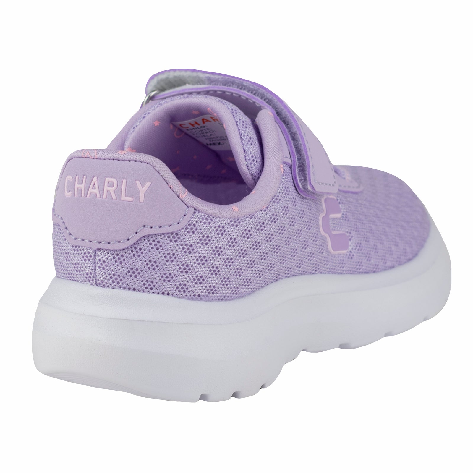 Tenis Confort Running Para Niña Charly 1065380 Lila Rosa