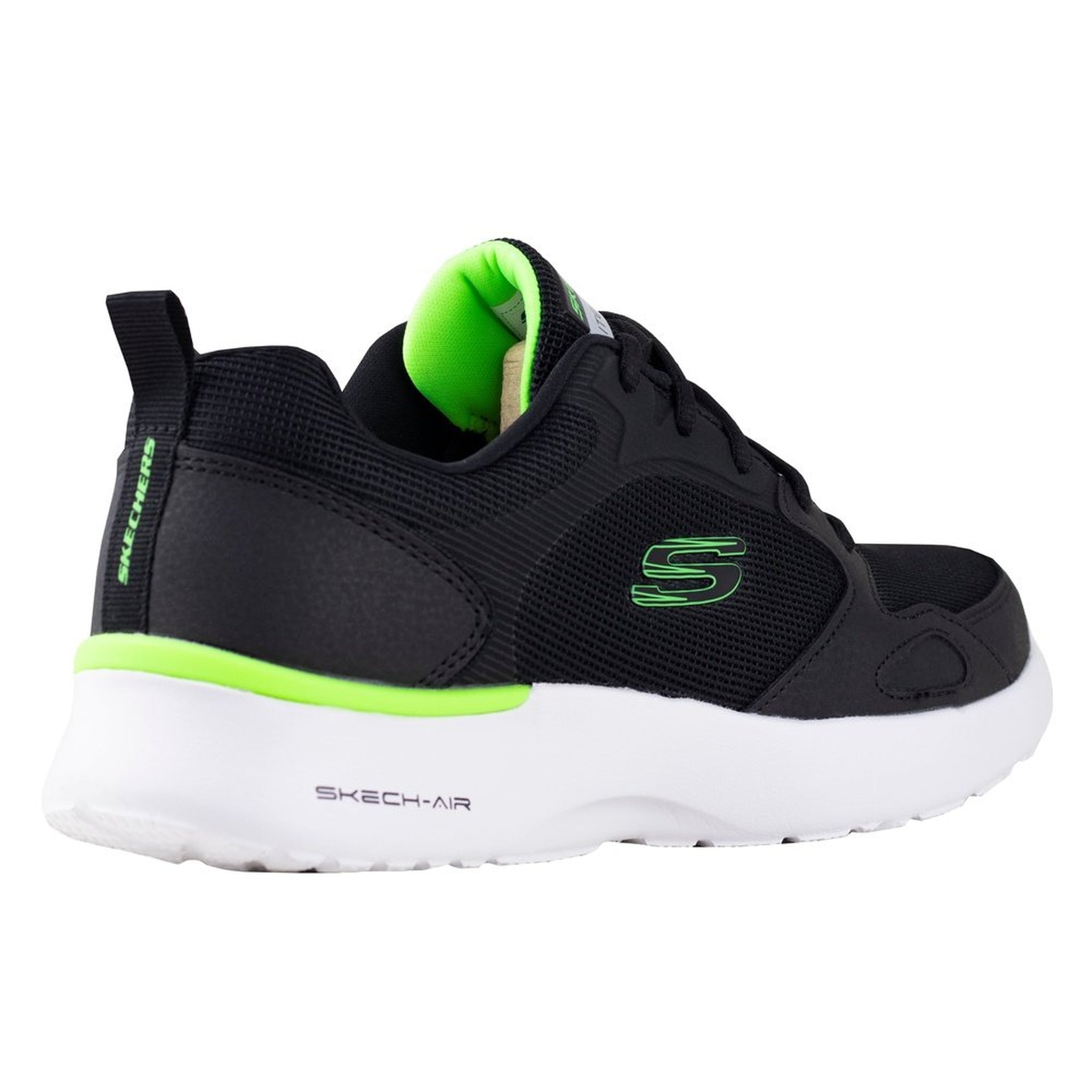 Tenis Skechers Skech-Air Dynamight Venturik Caballero 232292 Negro Limón