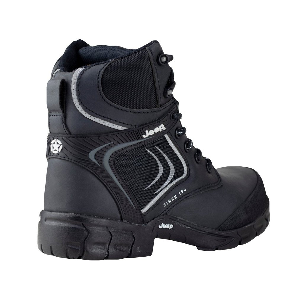 Bota Industrial Hombre Jeep Casquillo 5107 Negro Poliamida