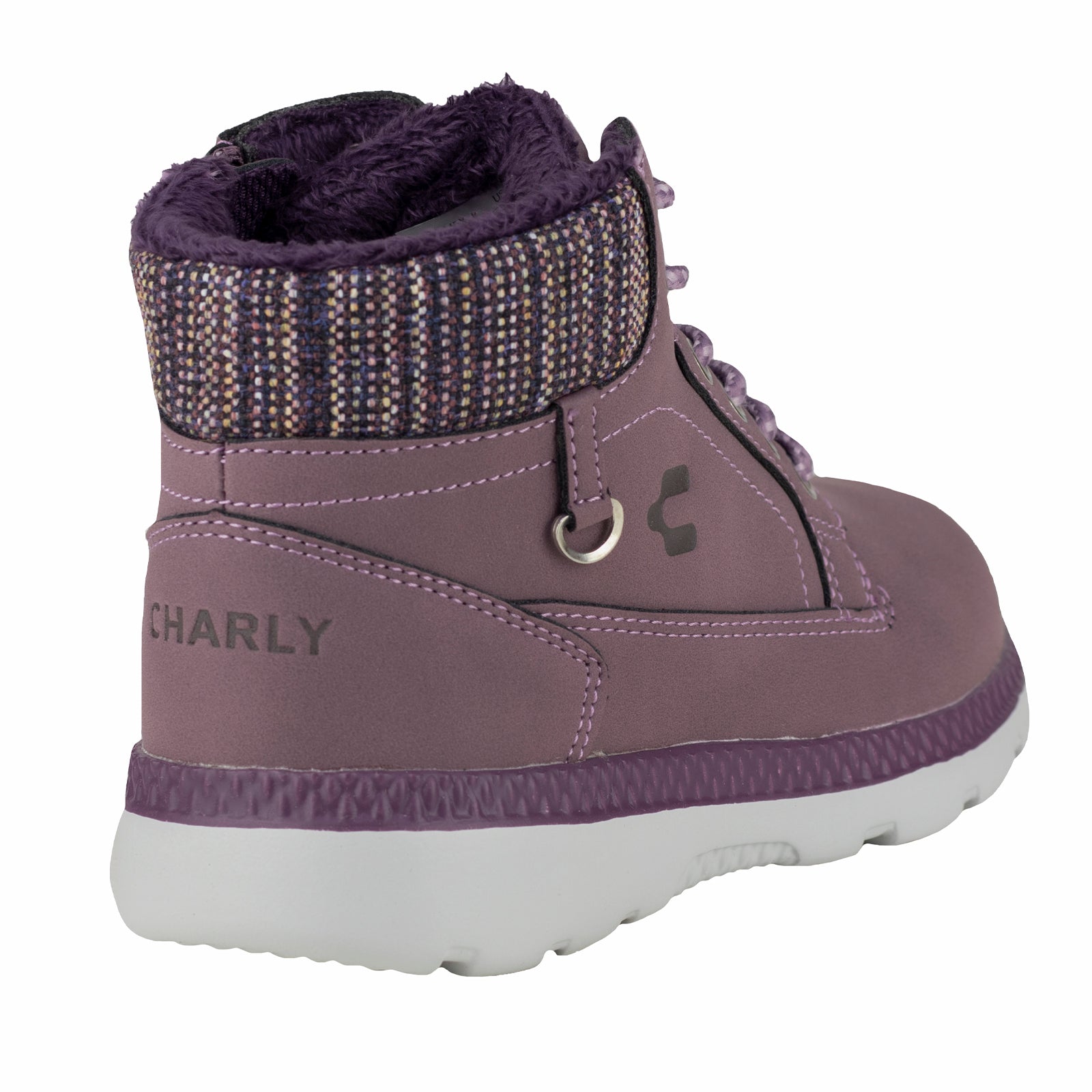 Bota Afelpada Casual Para Niña Charly 1079306 Lila