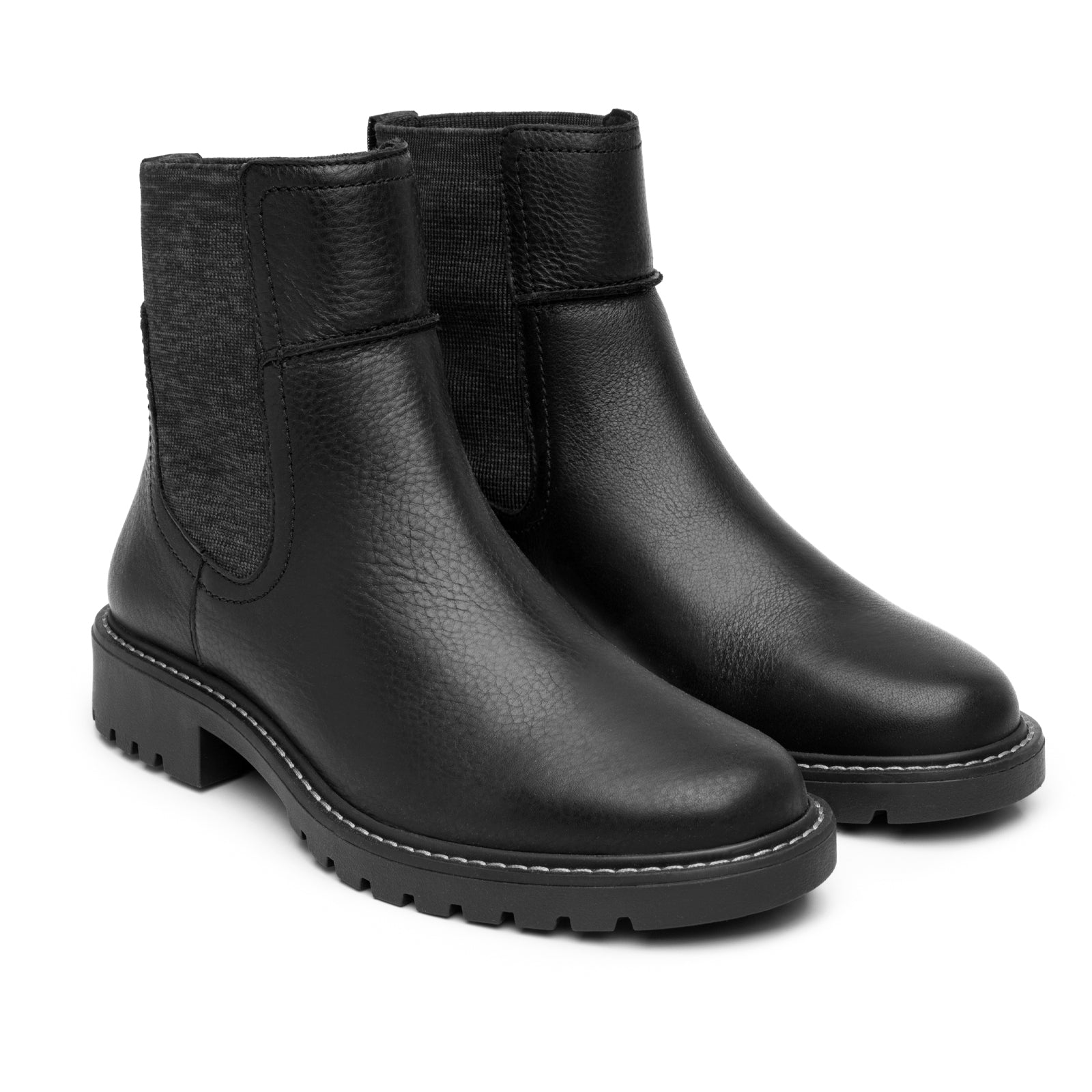 Botín Chelsea Cómodos Casual Para Dama 37825 Negro