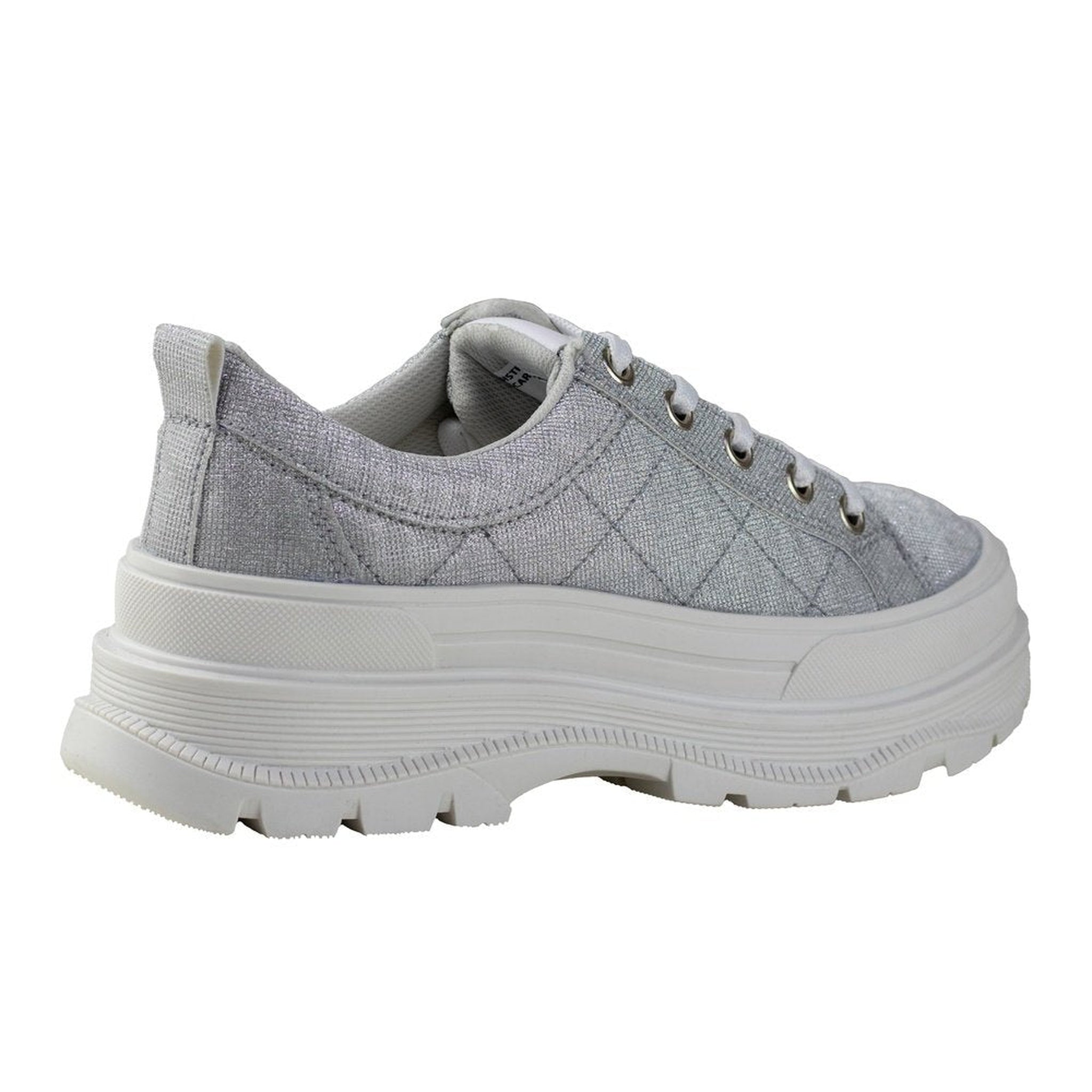 Tenis Gris Mujer Urbanos Capa De Ozono Confort 652001 Plata