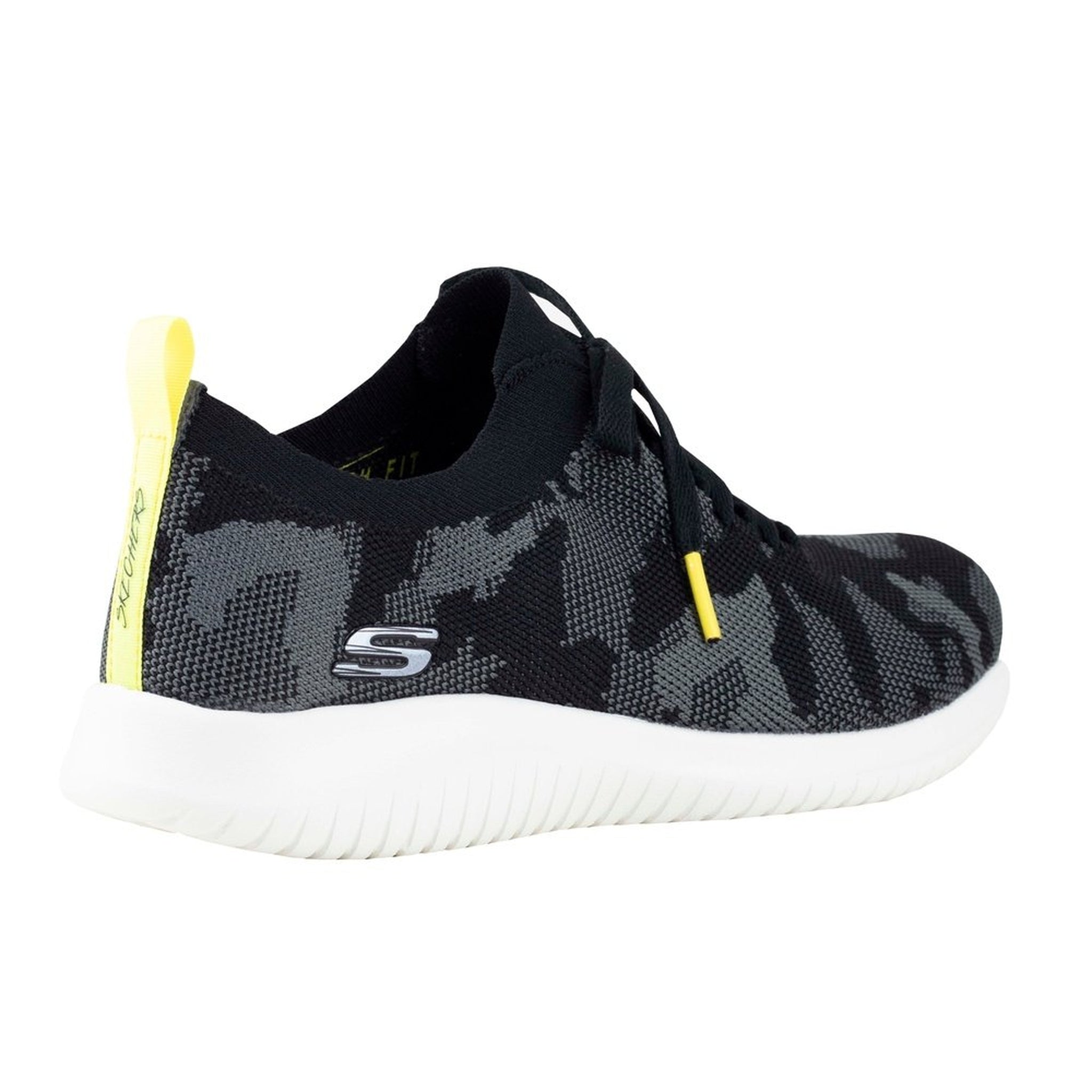Tenis Skechers Ultra Flex Wild Pursue Dama 149029 Negro Gris