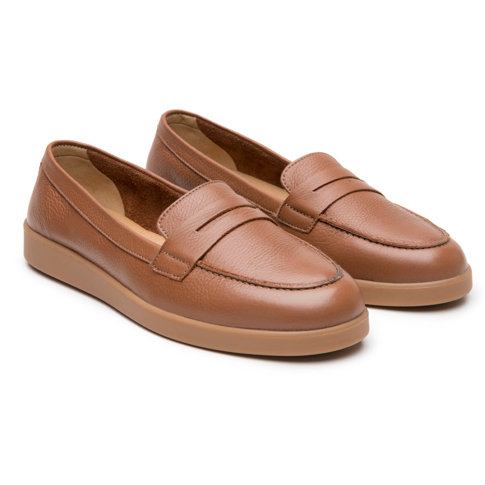 Zapato Mocasín Confort Twist Para Dama Flexi 140601 Tan