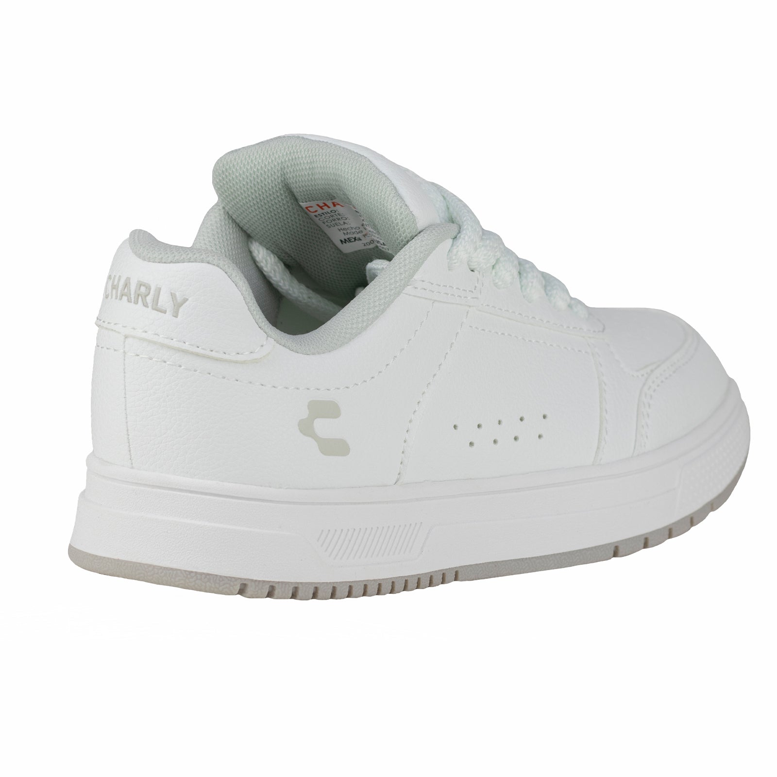Tenis Choclo Escolar Para Dama Charly 1087470 Blanco