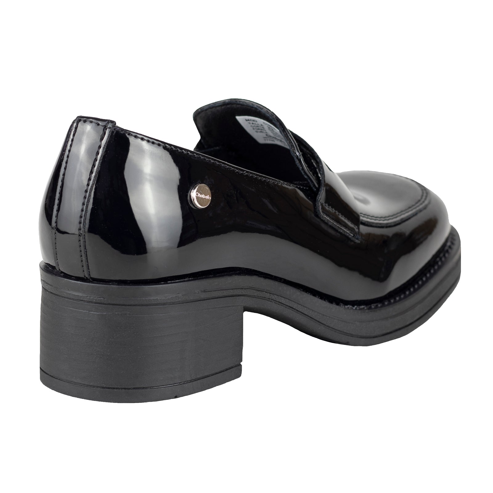 Zapato Loafer Escolar Para Niña Chabelo C186-B Charol Negro 22-26