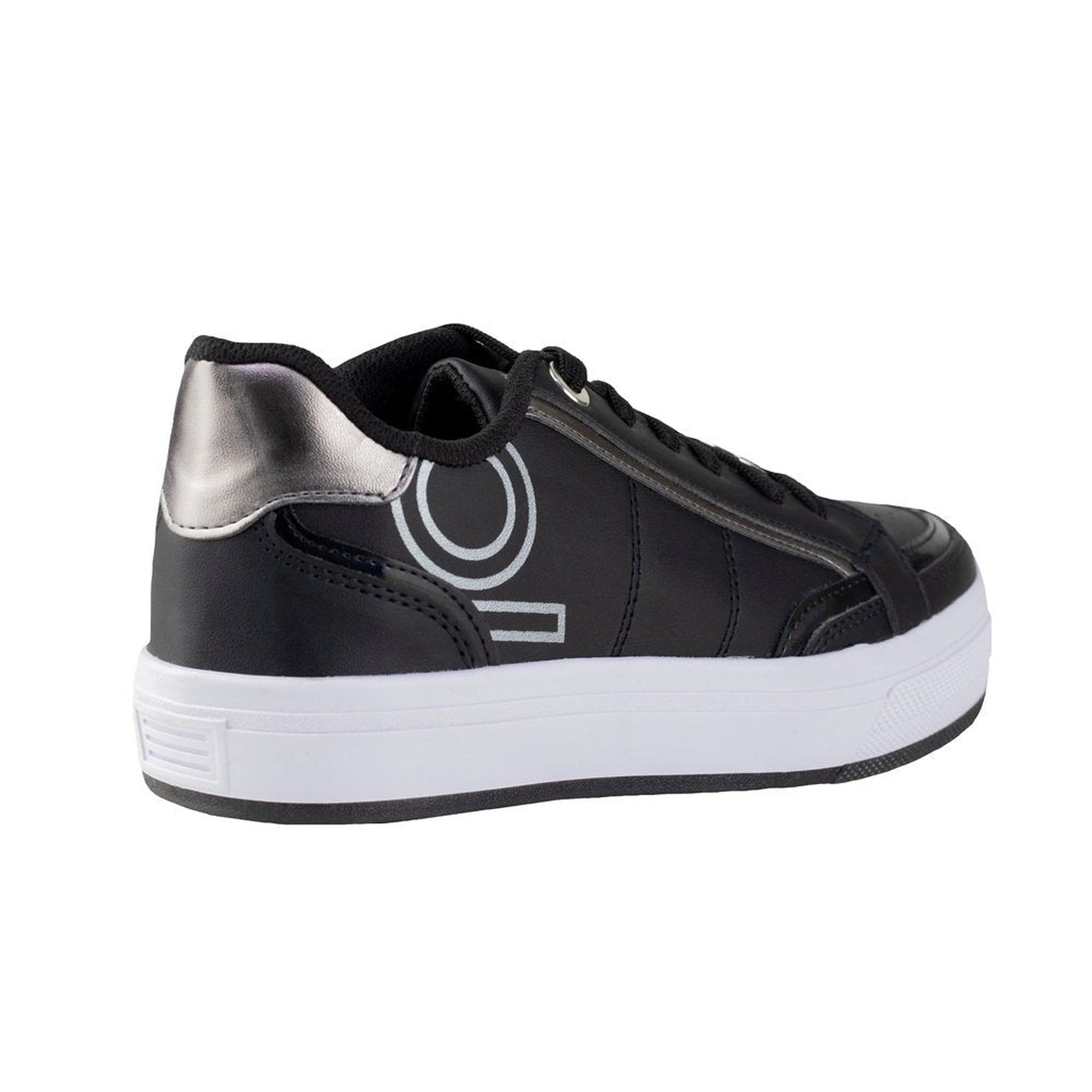 Tenis Sneaker Negro Mujer Capa De Ozono Choclo 652401 Moda