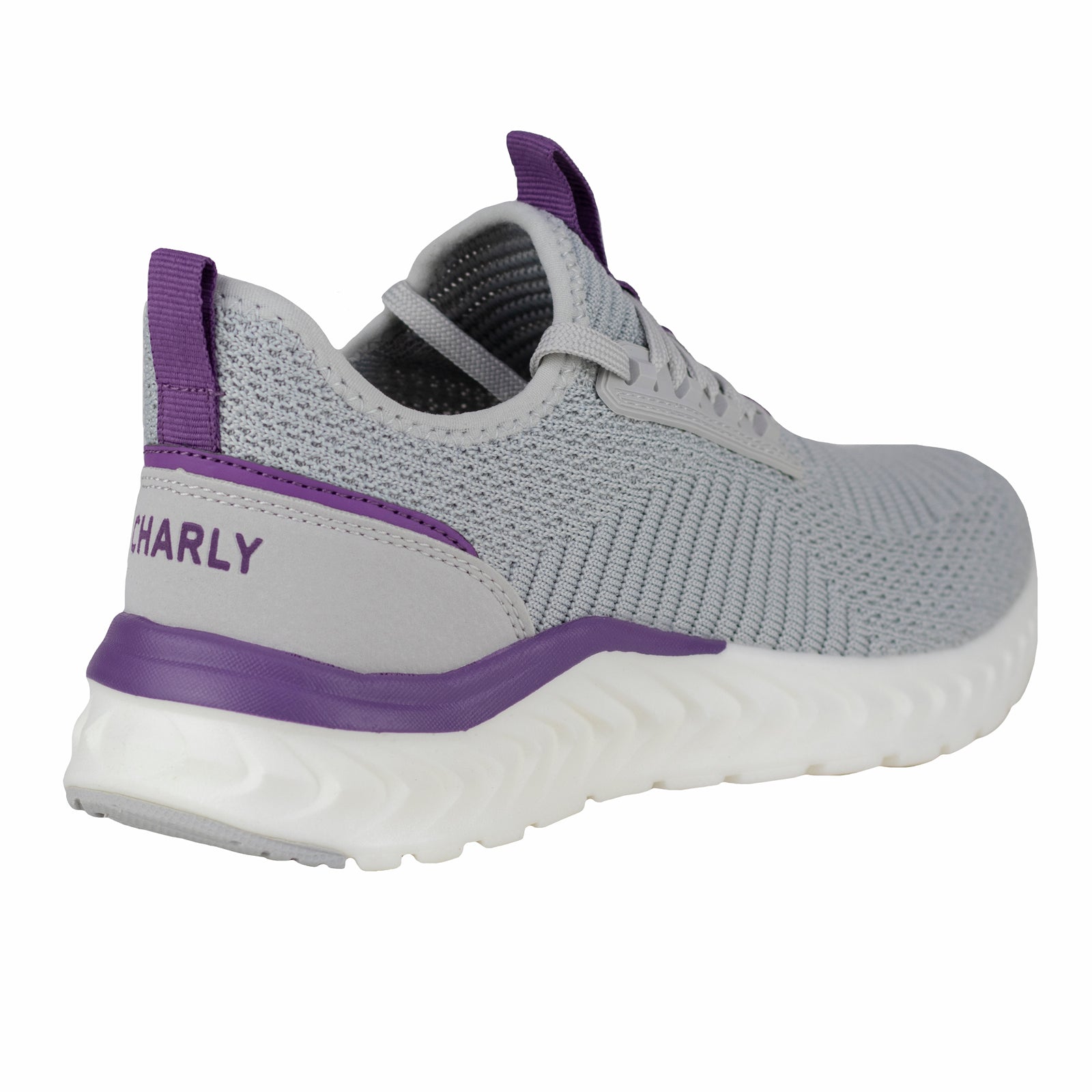 Tenis Running Para Dama Charly 1059220 Gris/Morado