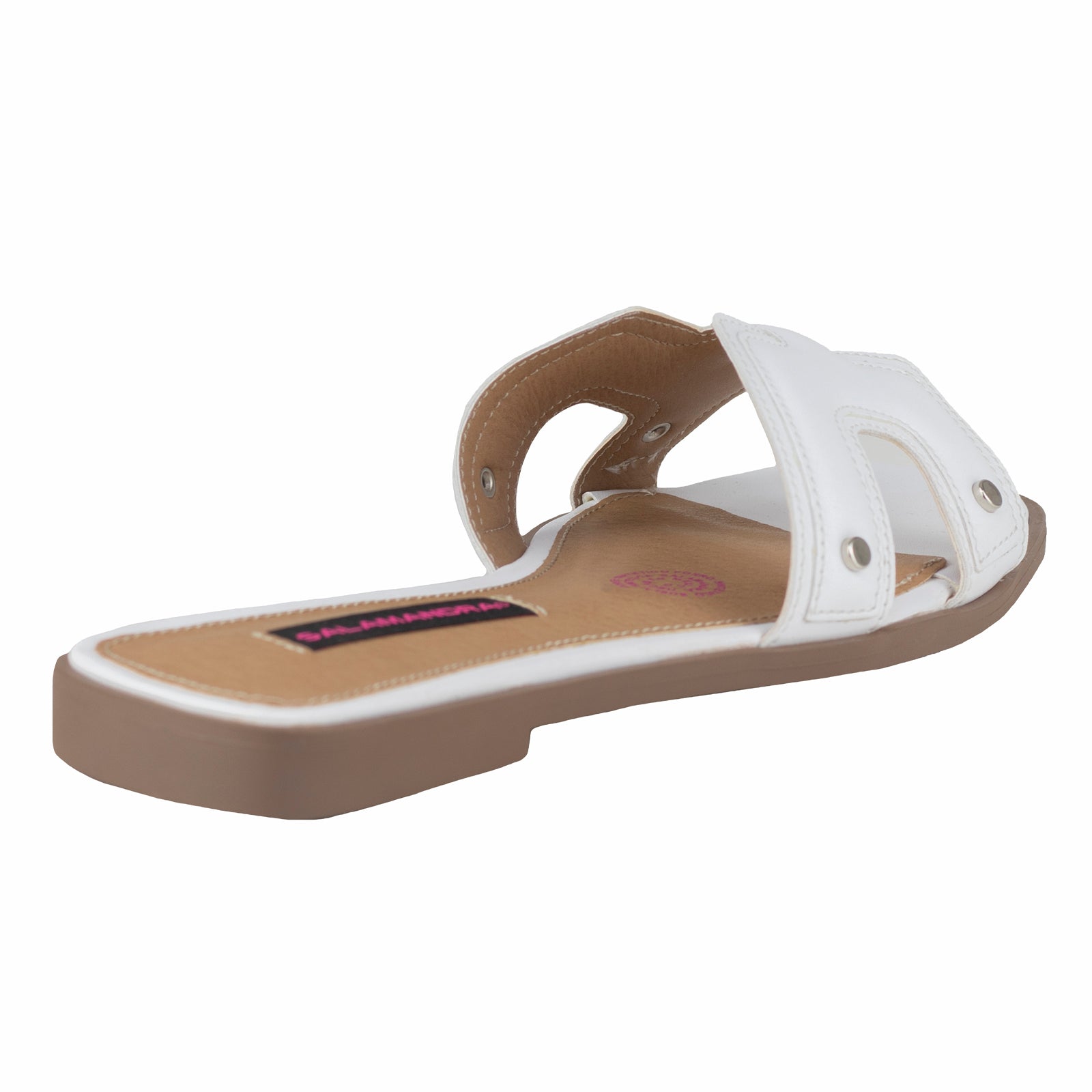 Sandalia Clásica Para Dama Salamandra 200-3956-I Blanco