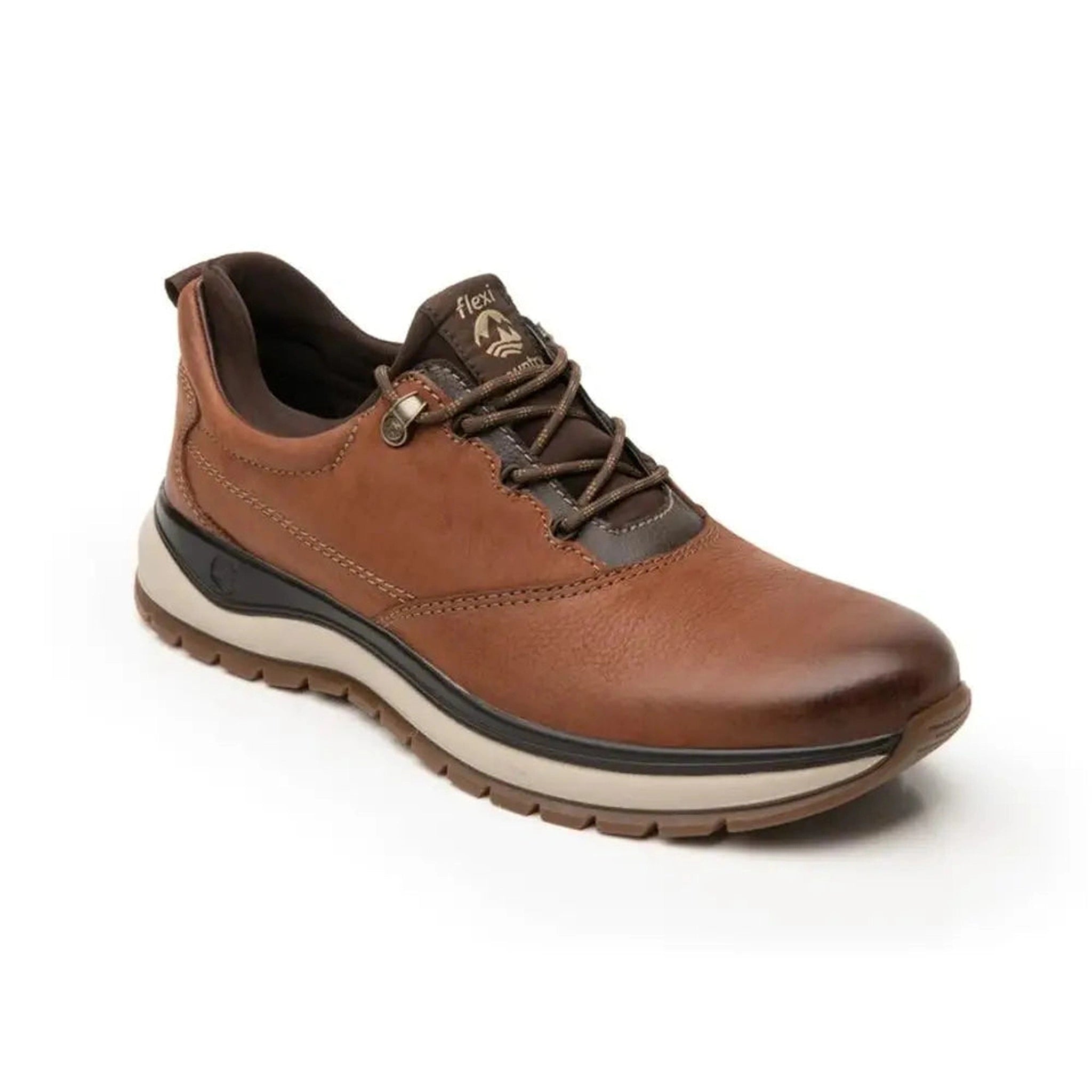 Zapato Casual Caballero Flexi Country Randall 401001 Dark Tan