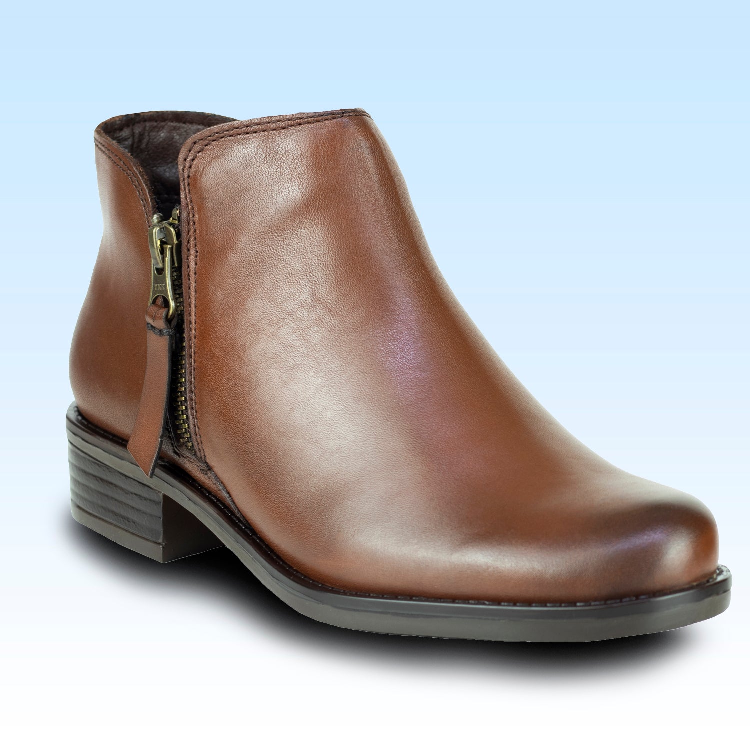 Botín Casual De Piel Para Dama Gino Cherruti 5312 Café